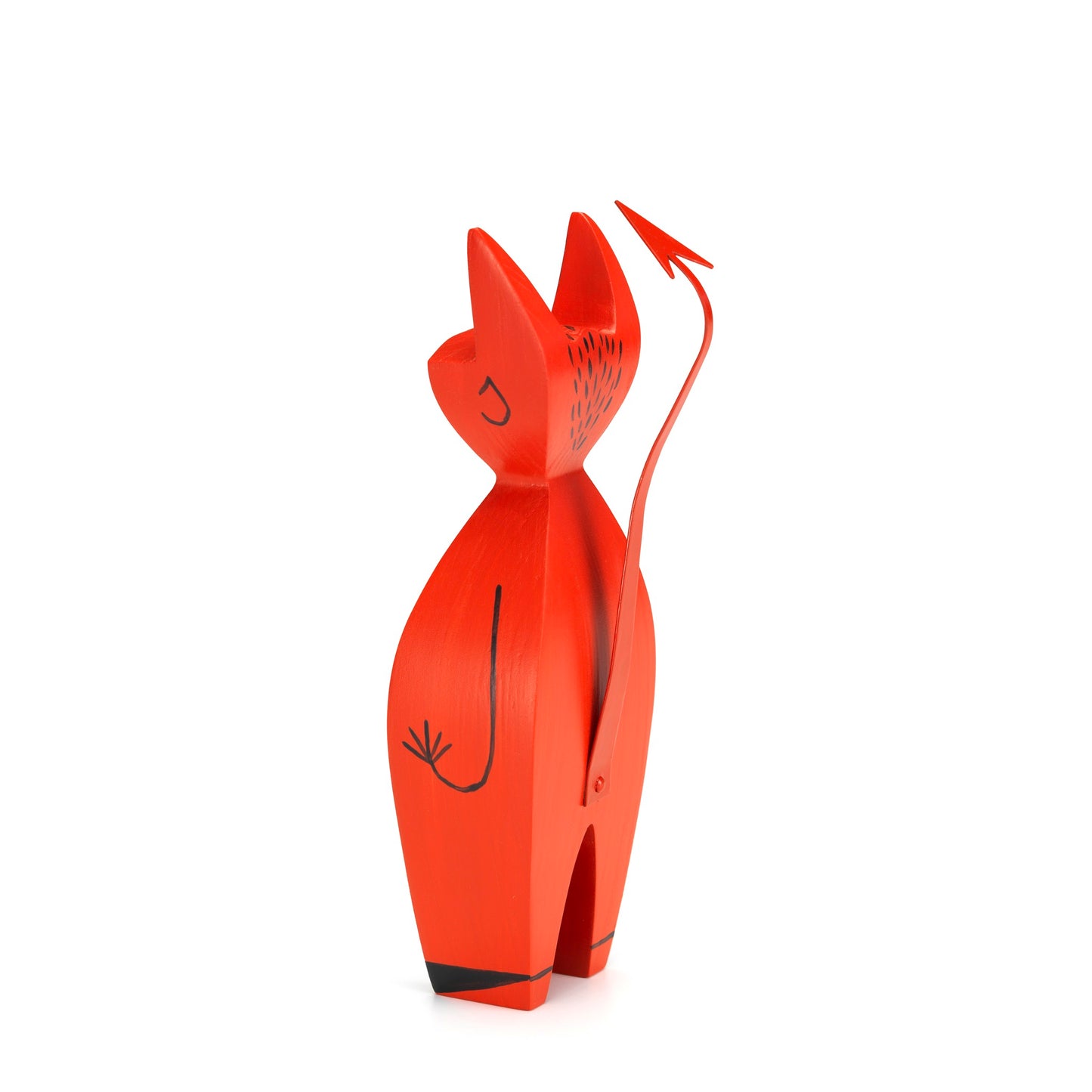 Vitra Wooden Dolls Little Devil exklusive limitierte Holzfigur bunt bemalt