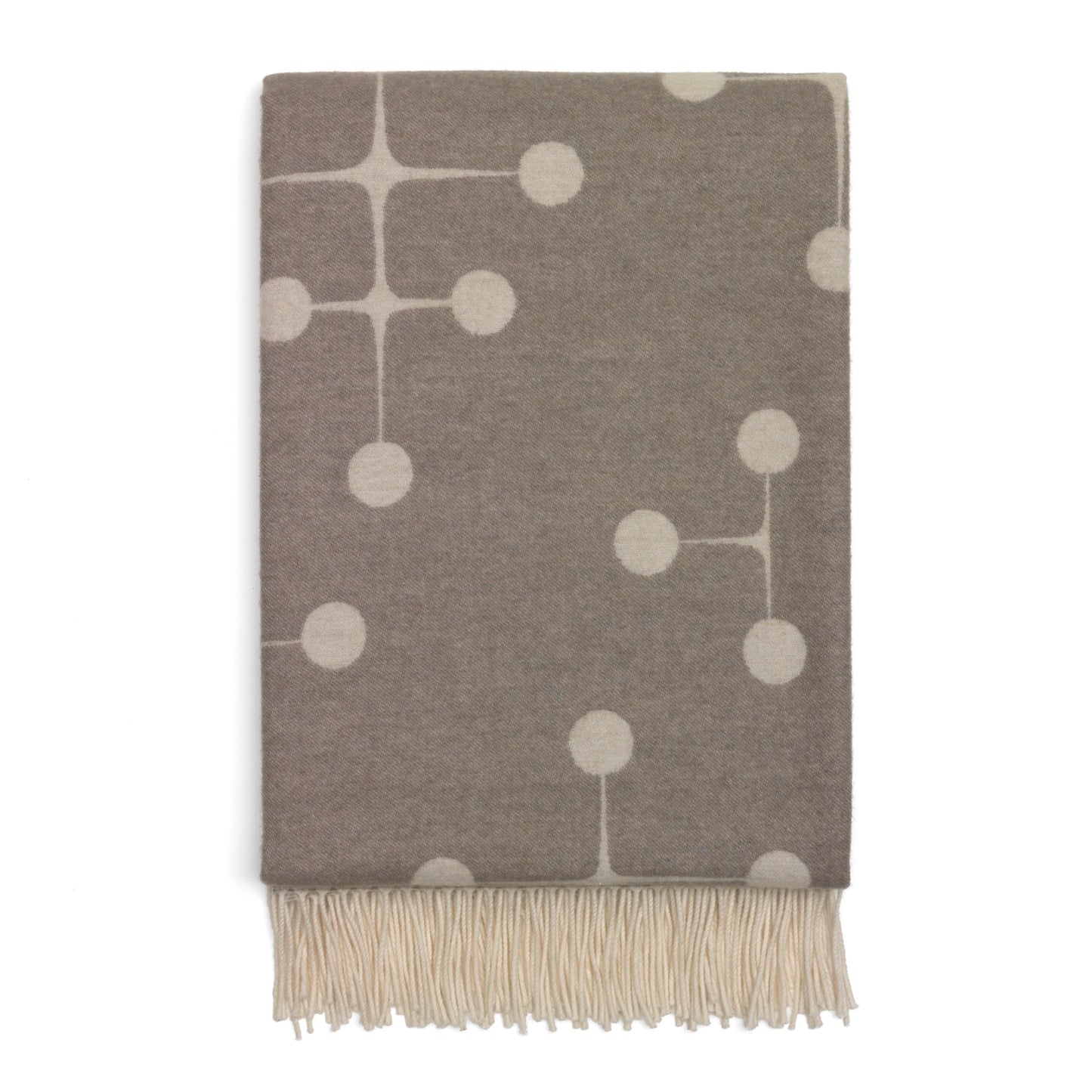 Vitra Eames Wool Blanket Dot Pattern Decke aus Wolle taupe beige