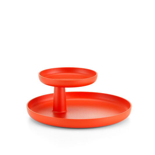 Vitra Rotary Tray drehbares Tablett Etagere poppy red mohnrot