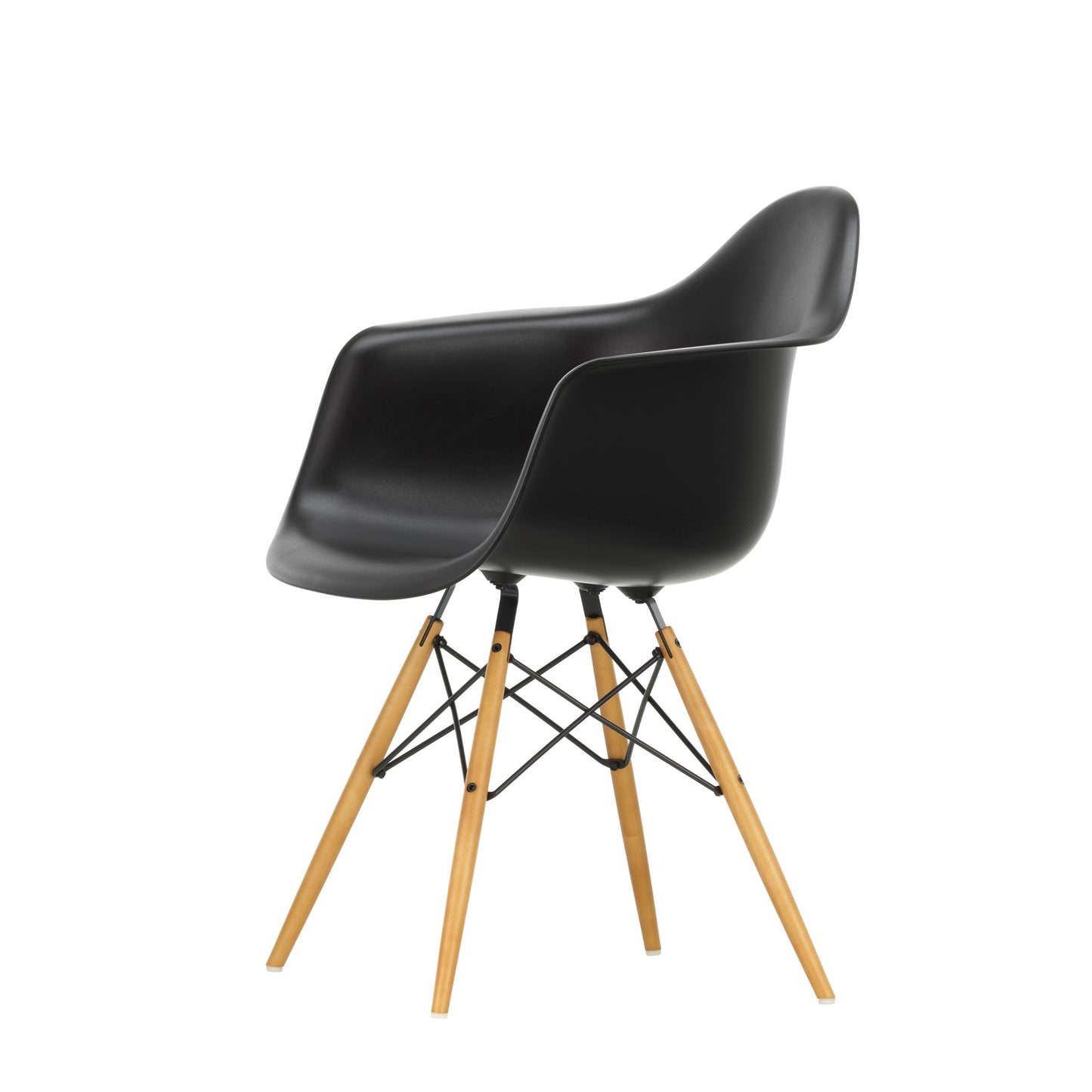 Vitra Eames Plastic Armchair DAW RE Ahorn gelblich Kunststoff  - Farbe wählbar