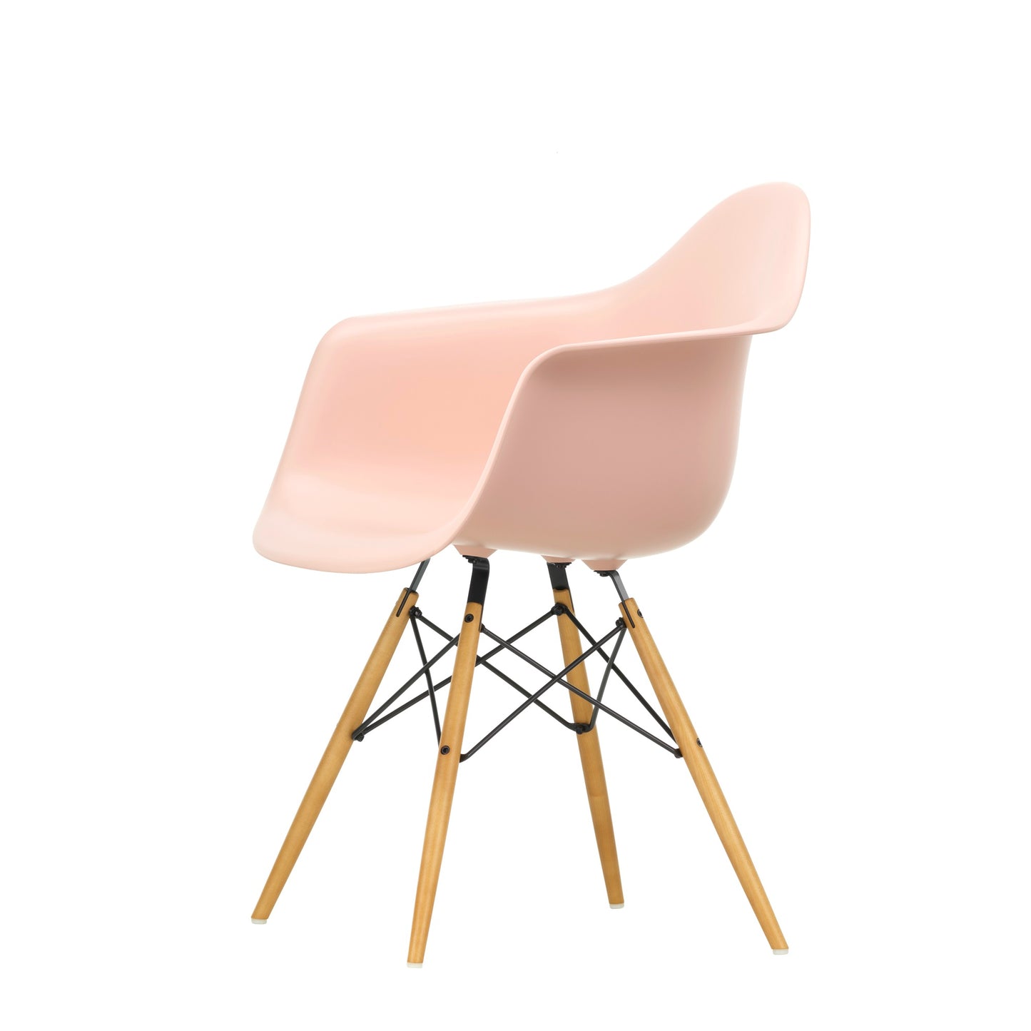 Vitra Eames Plastic Armchair DAW RE Ahorn gelblich Kunststoff  - Farbe wählbar