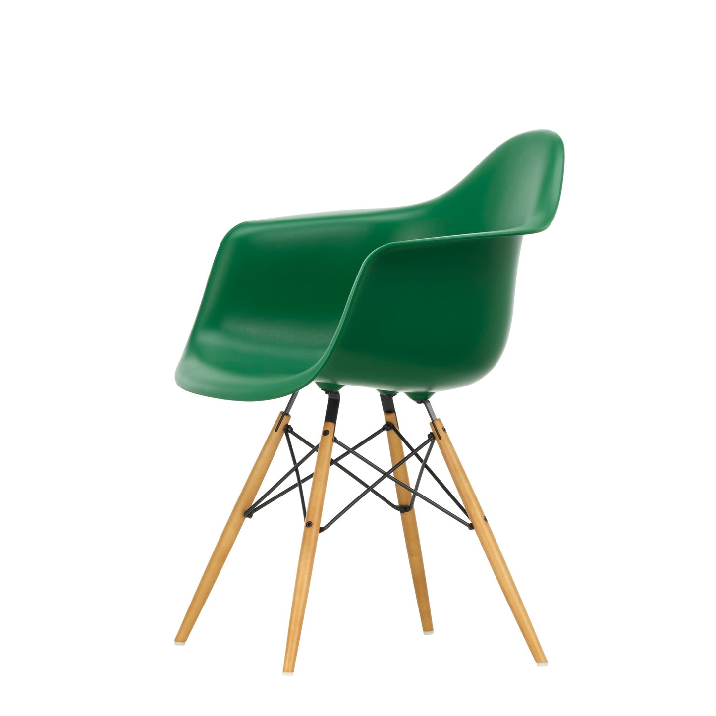 Vitra Eames Plastic Armchair DAW RE Ahorn gelblich Kunststoff  - Farbe wählbar