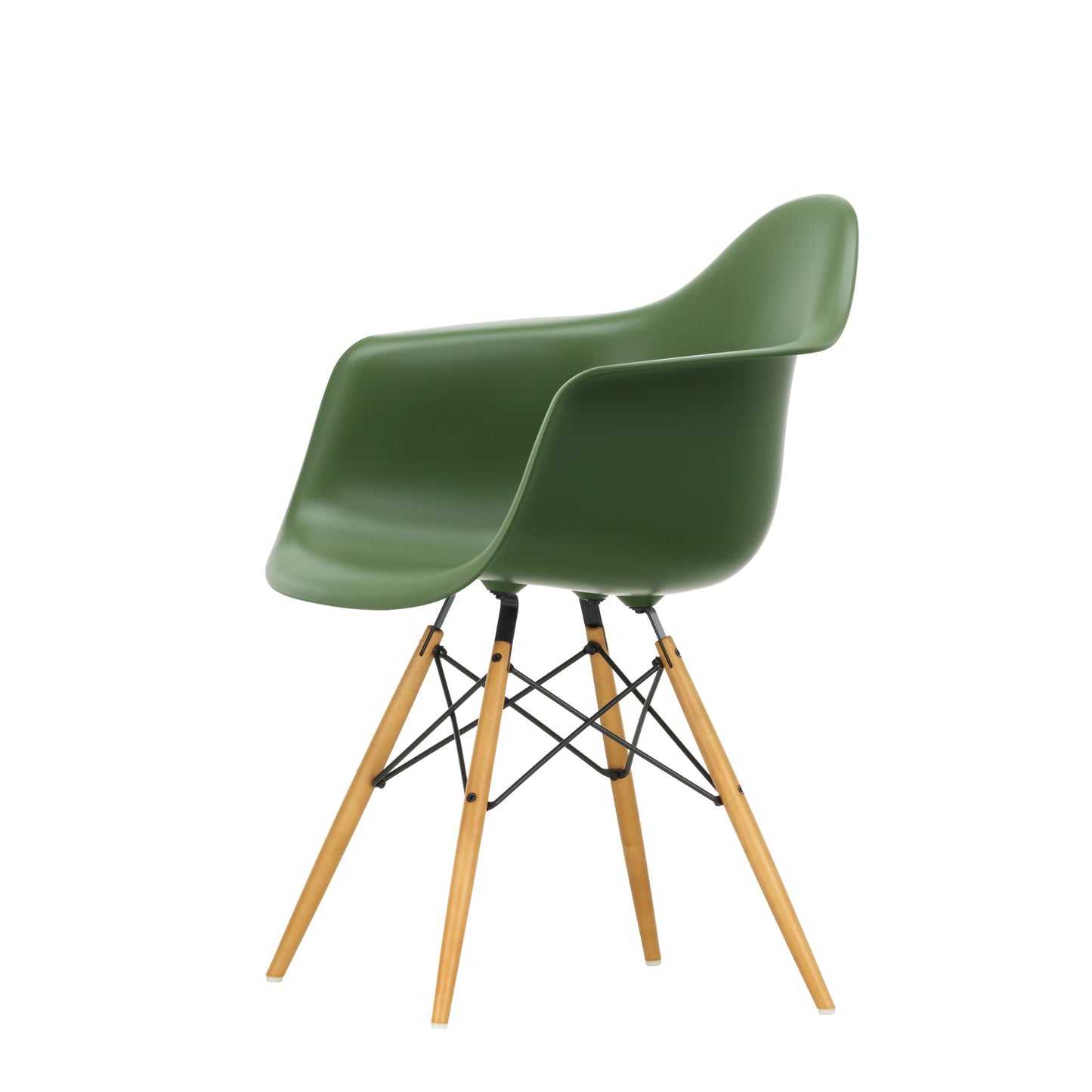 Vitra Eames Plastic Armchair DAW RE Ahorn gelblich Kunststoff  - Farbe wählbar