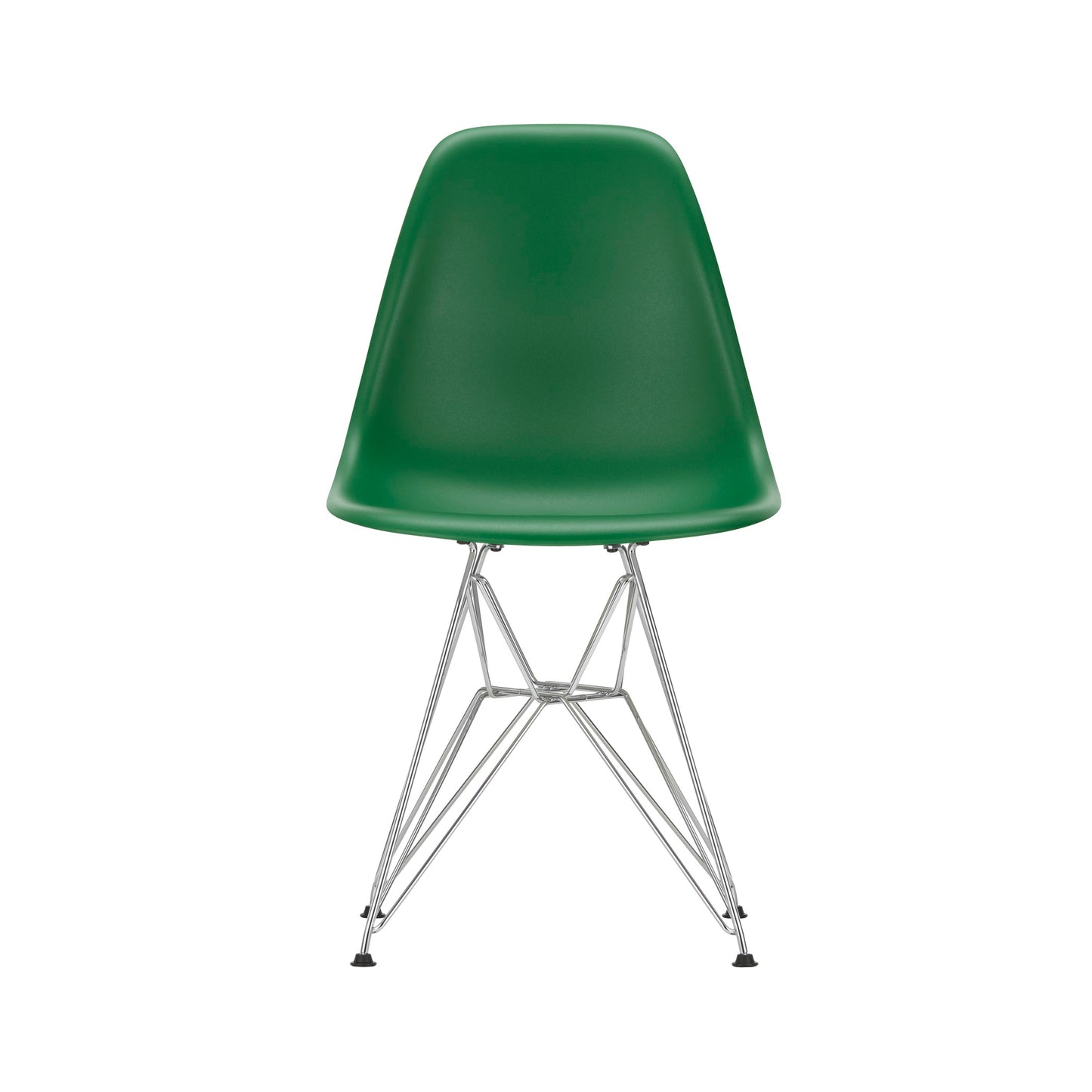 Vitra Eames Plastic Side Chair DSR RE Kunststoff Stuhl Gestell verchromt - Farbe wählbar