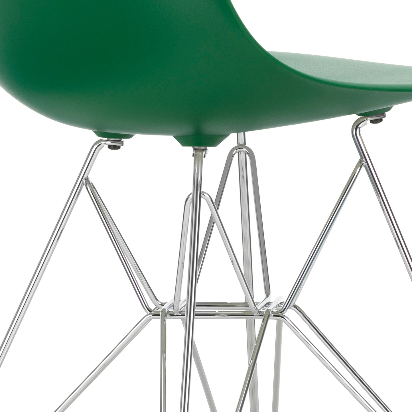 Vitra Eames Plastic Side Chair DSR RE Kunststoff Stuhl Gestell verchromt - Farbe wählbar