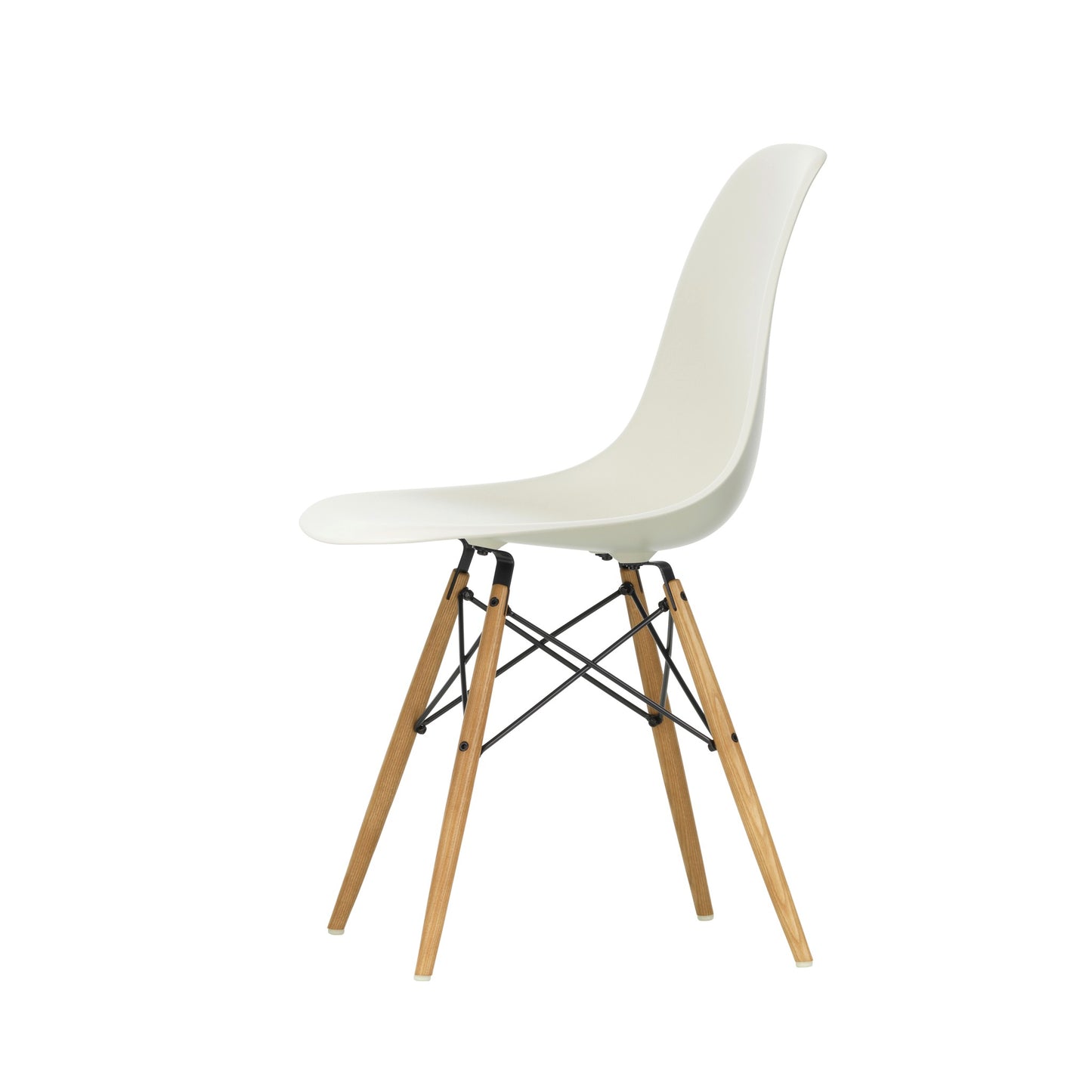 Vitra Eames Plastic Side Chair DSW RE Esche honigfarben Kunststoff - Farbe wählbar