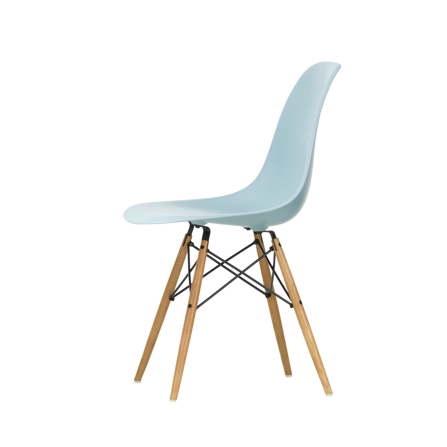 Vitra Eames Plastic Side Chair DSW RE Esche honigfarben Kunststoff - Farbe wählbar