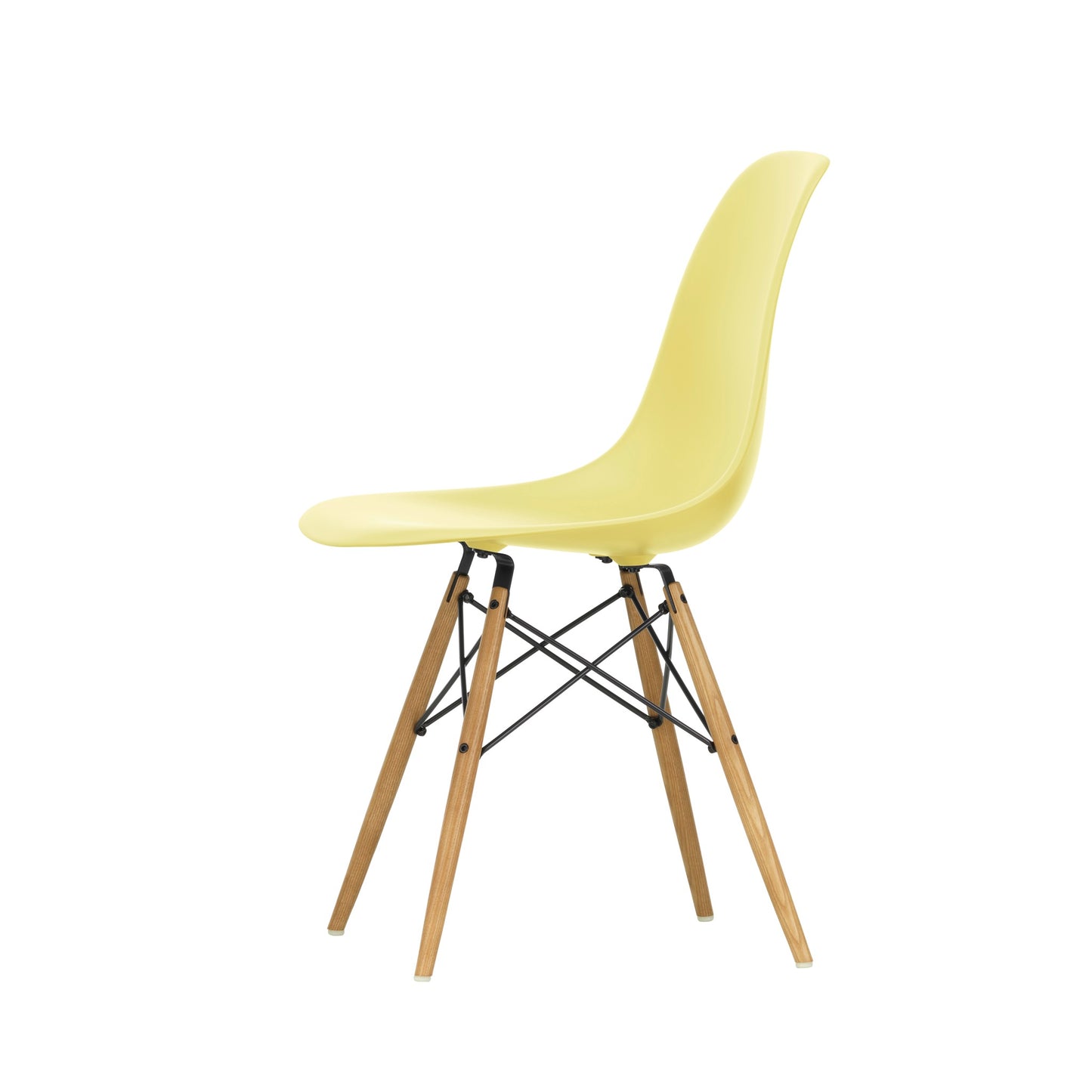 Vitra Eames Plastic Side Chair DSW RE Esche honigfarben Kunststoff - Farbe wählbar