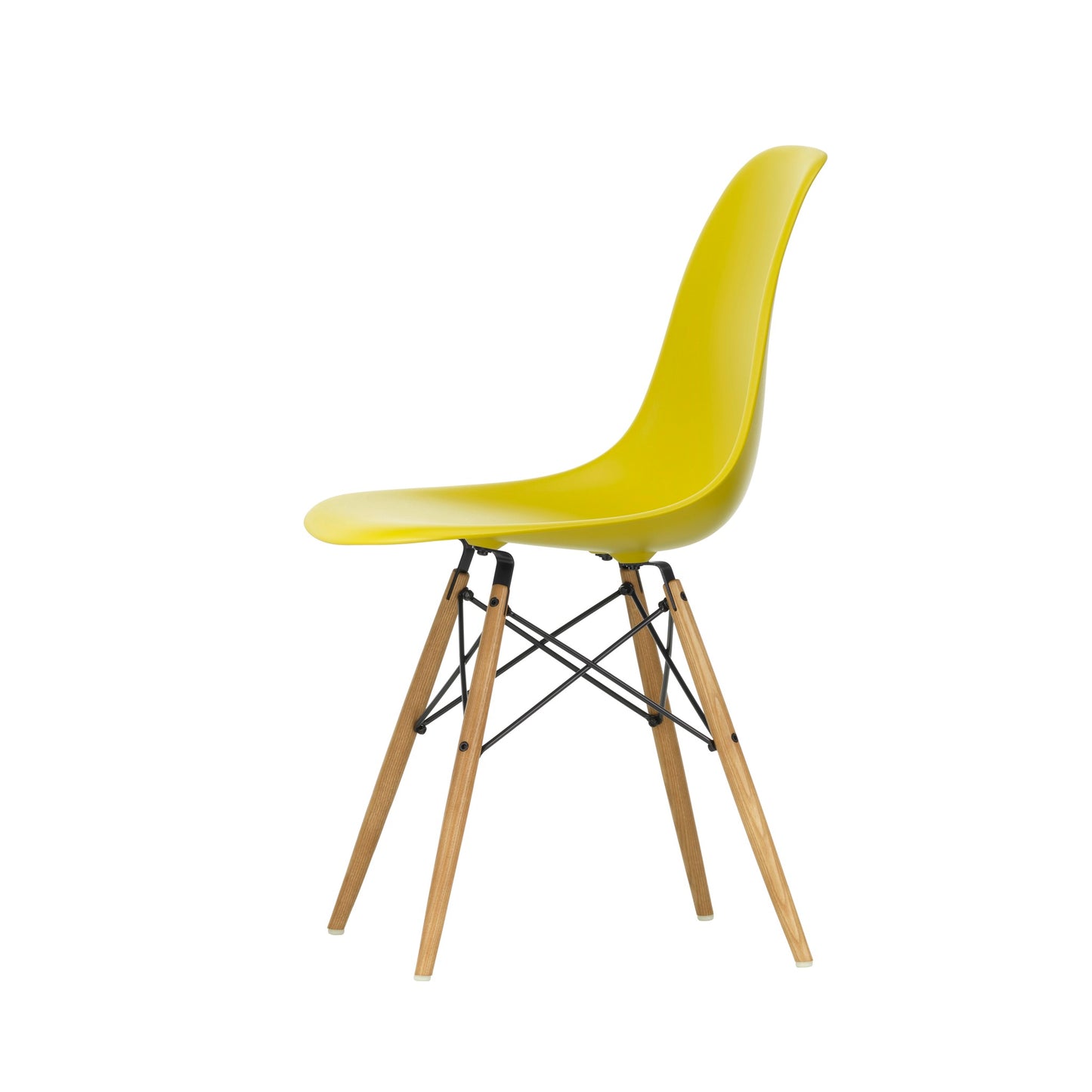 Vitra Eames Plastic Side Chair DSW RE Esche honigfarben Kunststoff - Farbe wählbar