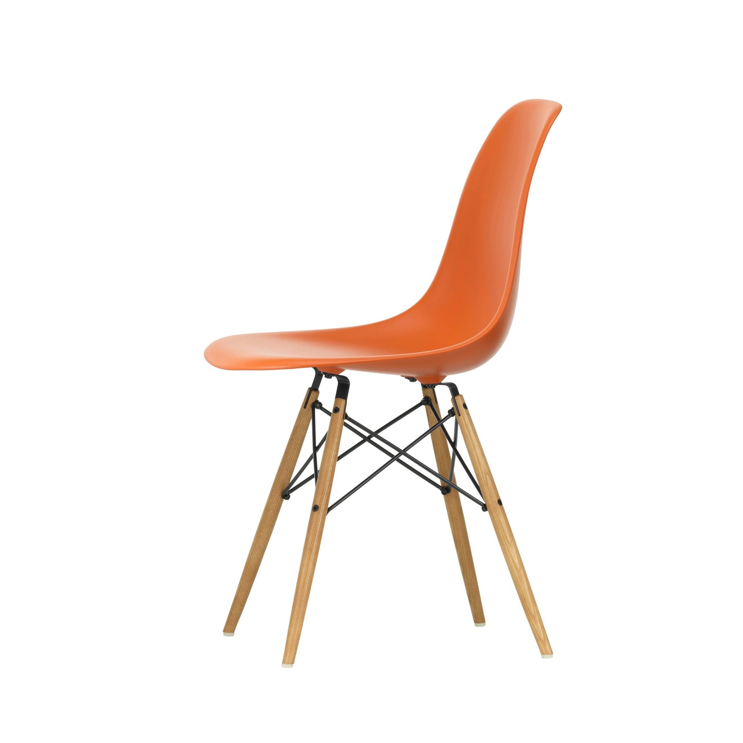 Vitra Eames Plastic Side Chair DSW RE Esche honigfarben Kunststoff - Farbe wählbar