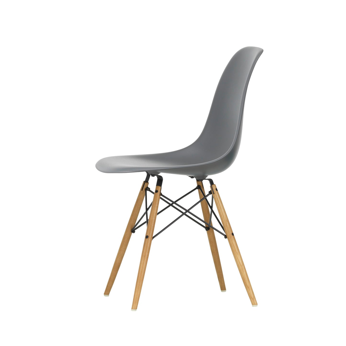 Vitra Eames Plastic Side Chair DSW RE Esche honigfarben Kunststoff - Farbe wählbar