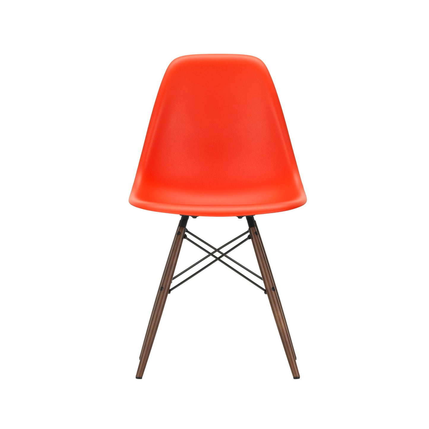 Vitra Eames Plastic Side Chair DSW RE Ahorn dunkel Kunststoff - Farbe wählbar