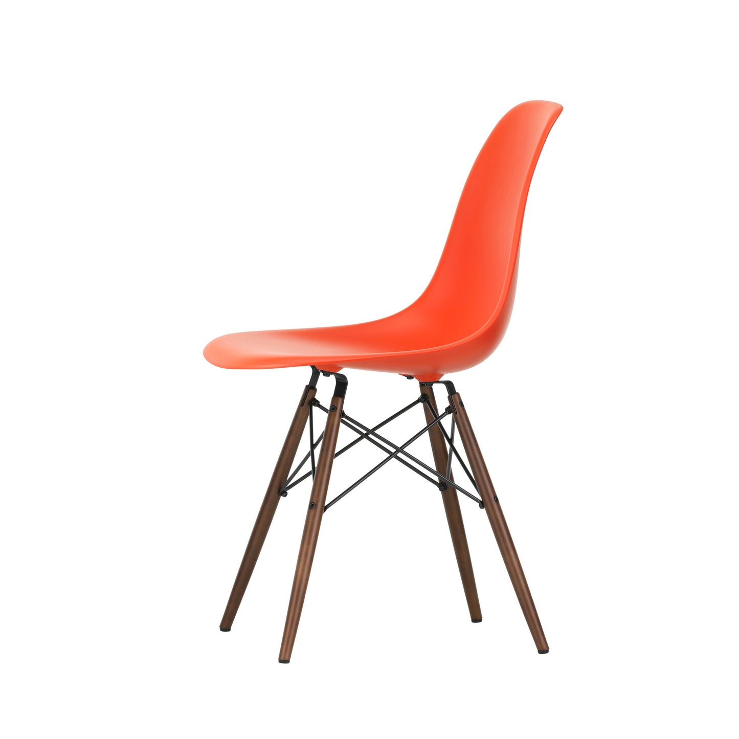 Vitra Eames Plastic Side Chair DSW RE Ahorn dunkel Kunststoff - Farbe wählbar