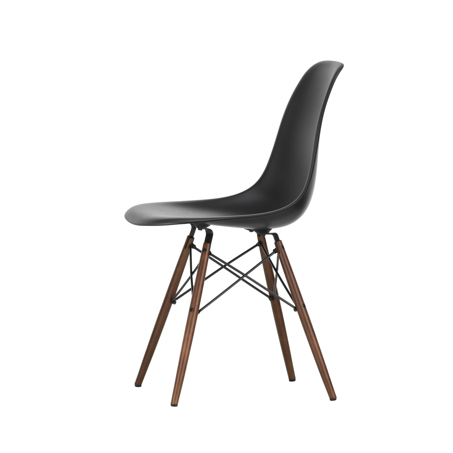 Vitra Eames Plastic Side Chair DSW RE Ahorn dunkel Kunststoff - Farbe wählbar