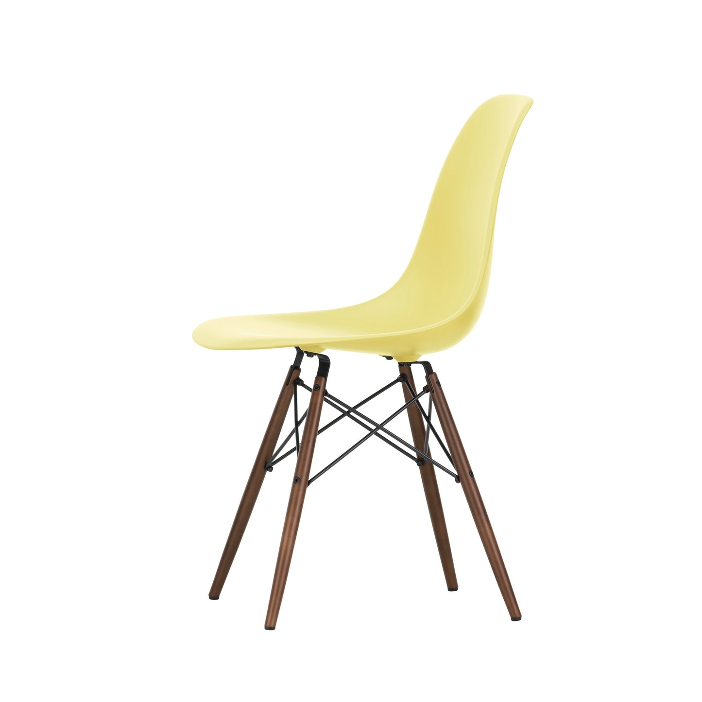 Vitra Eames Plastic Side Chair DSW RE Ahorn dunkel Kunststoff - Farbe wählbar