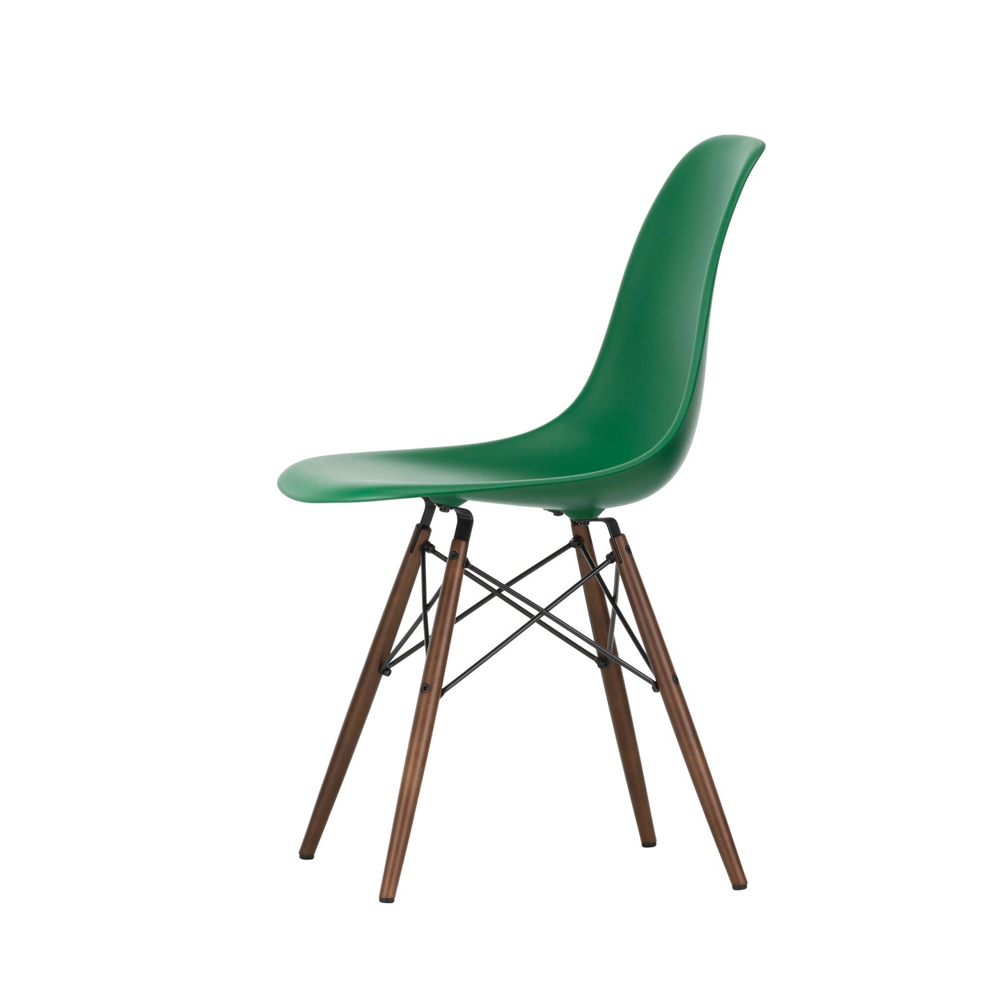 Vitra Eames Plastic Side Chair DSW RE Ahorn dunkel Kunststoff - Farbe wählbar