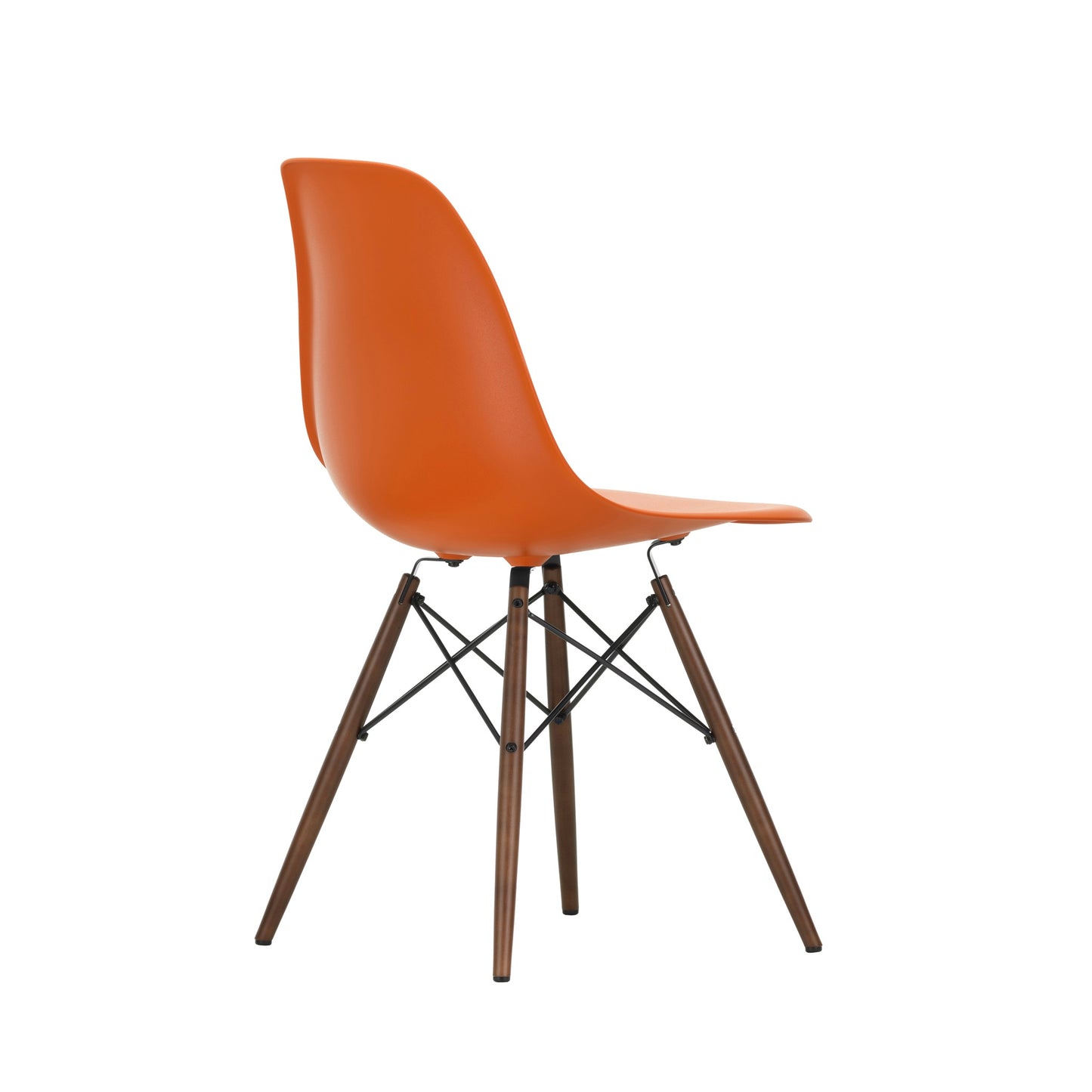 Vitra Eames Plastic Side Chair DSW RE Ahorn dunkel Kunststoff - Farbe wählbar