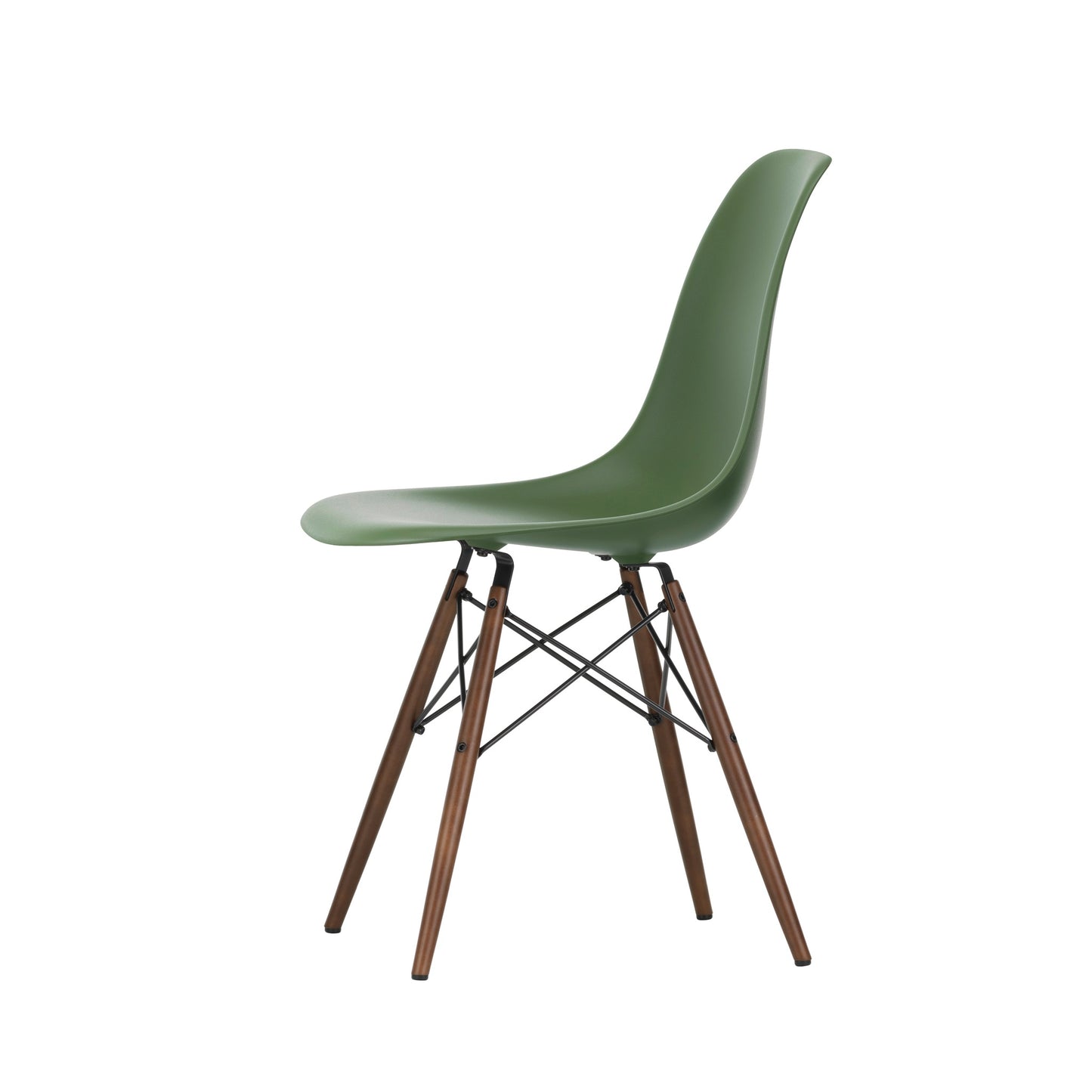 Vitra Eames Plastic Side Chair DSW RE Ahorn dunkel Kunststoff - Farbe wählbar