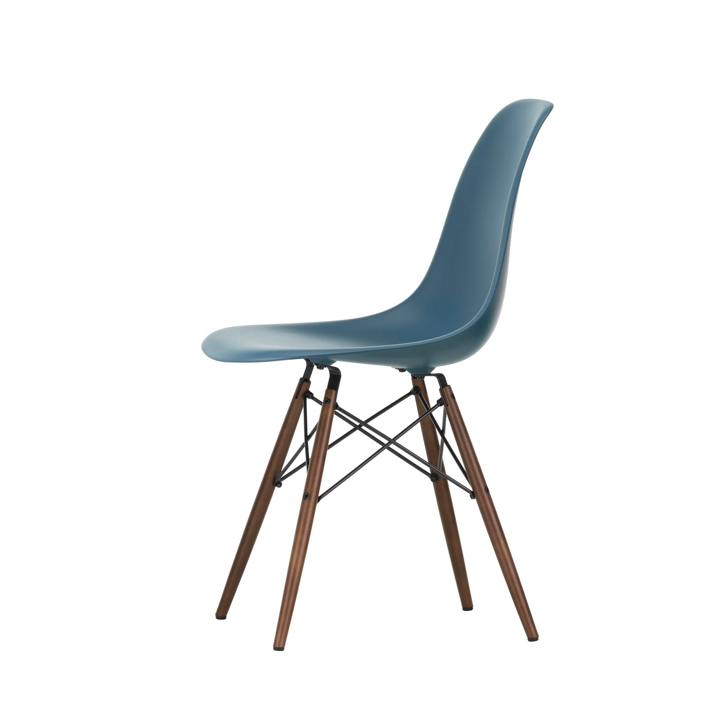 Vitra Eames Plastic Side Chair DSW RE Ahorn dunkel Kunststoff - Farbe wählbar