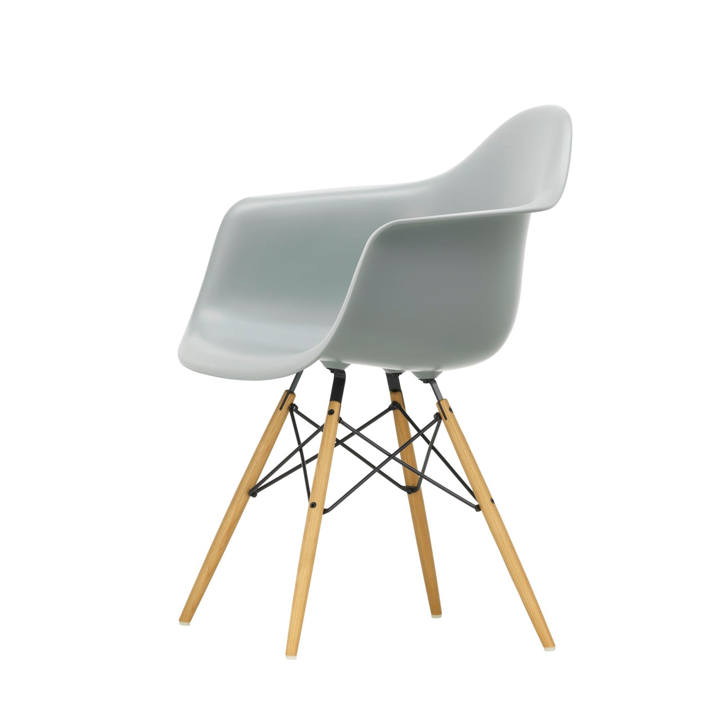 Vitra Eames Plastic Armchair DAW RE Esche honigfarben Kunststoff  - Farbe wählbar