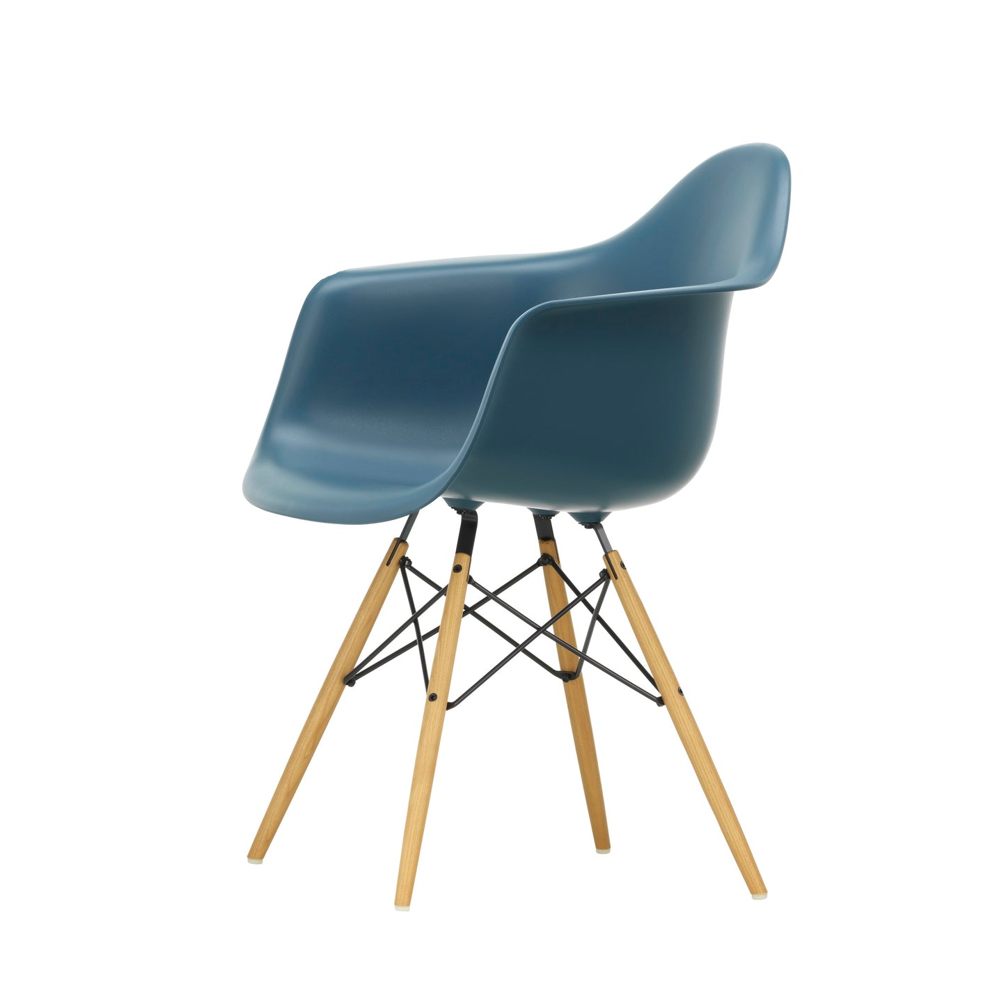 Vitra Eames Plastic Armchair DAW RE Esche honigfarben Kunststoff  - Farbe wählbar