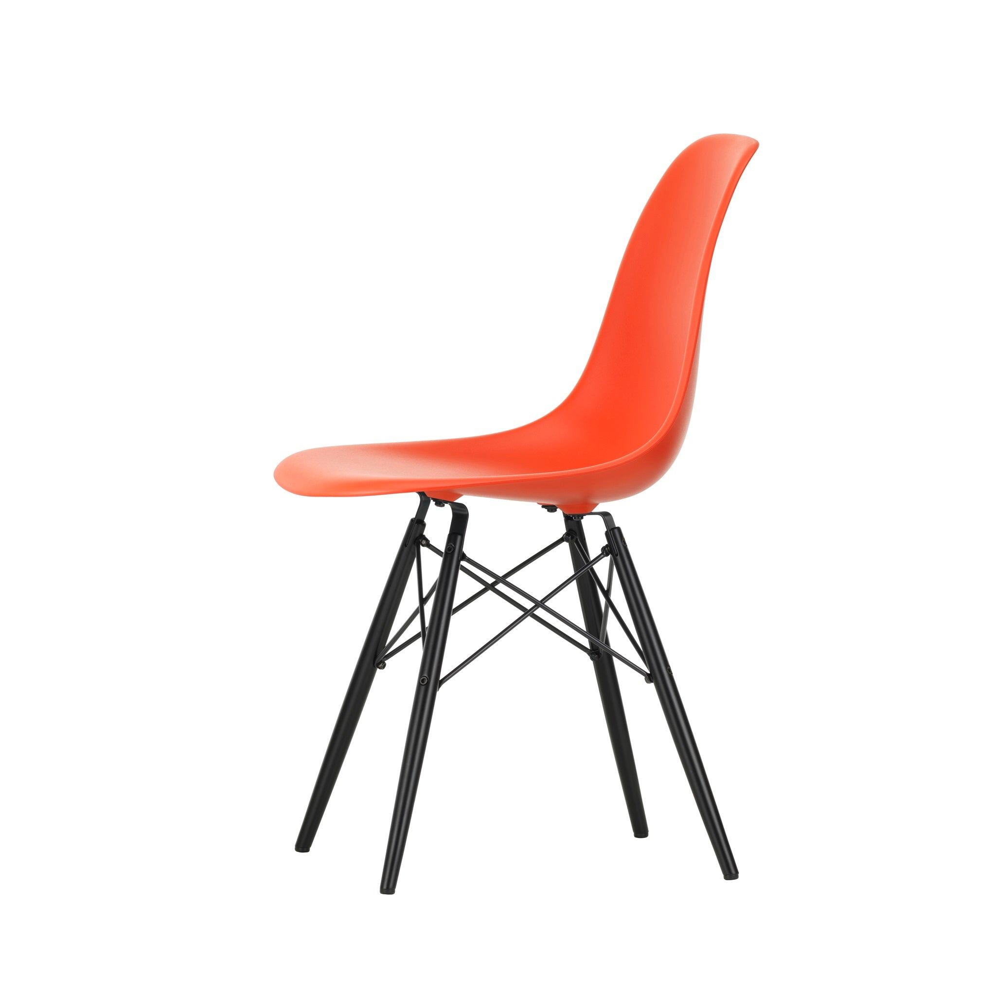 Vitra Eames Plastic Side Chair DSW RE Ahorn schwarz Kunststoff - Farbe wählbar