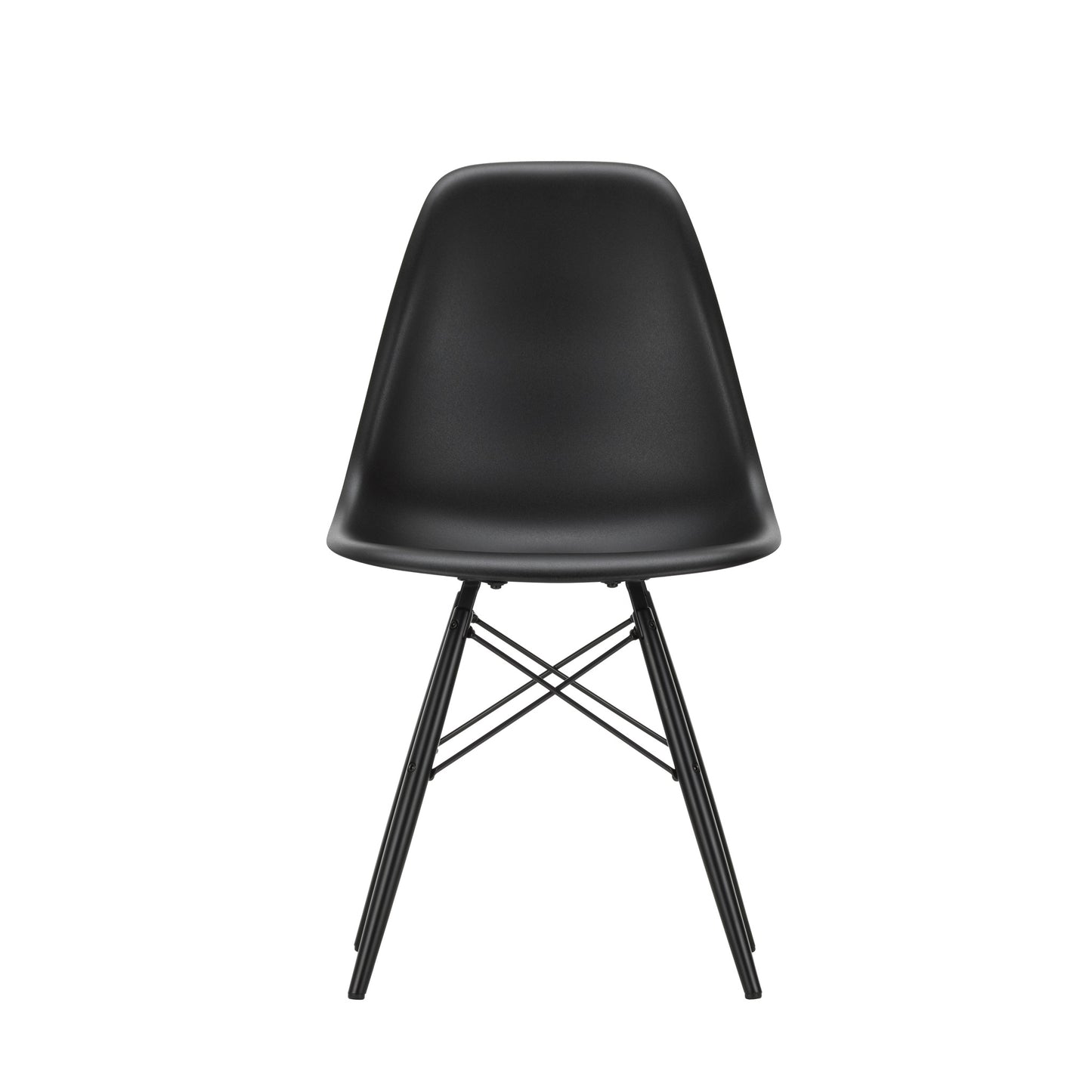 Vitra Eames Plastic Side Chair DSW RE Ahorn schwarz Kunststoff - Farbe wählbar