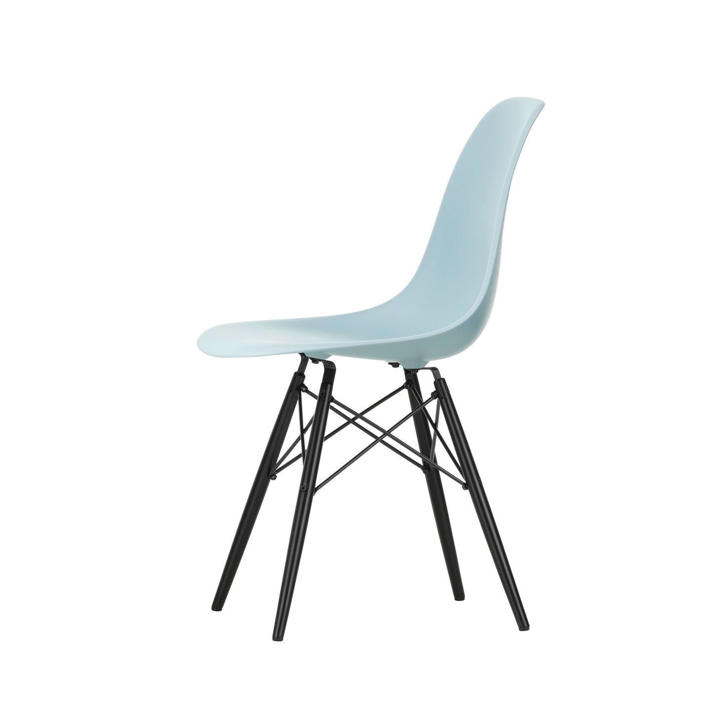 Vitra Eames Plastic Side Chair DSW RE Ahorn schwarz Kunststoff - Farbe wählbar