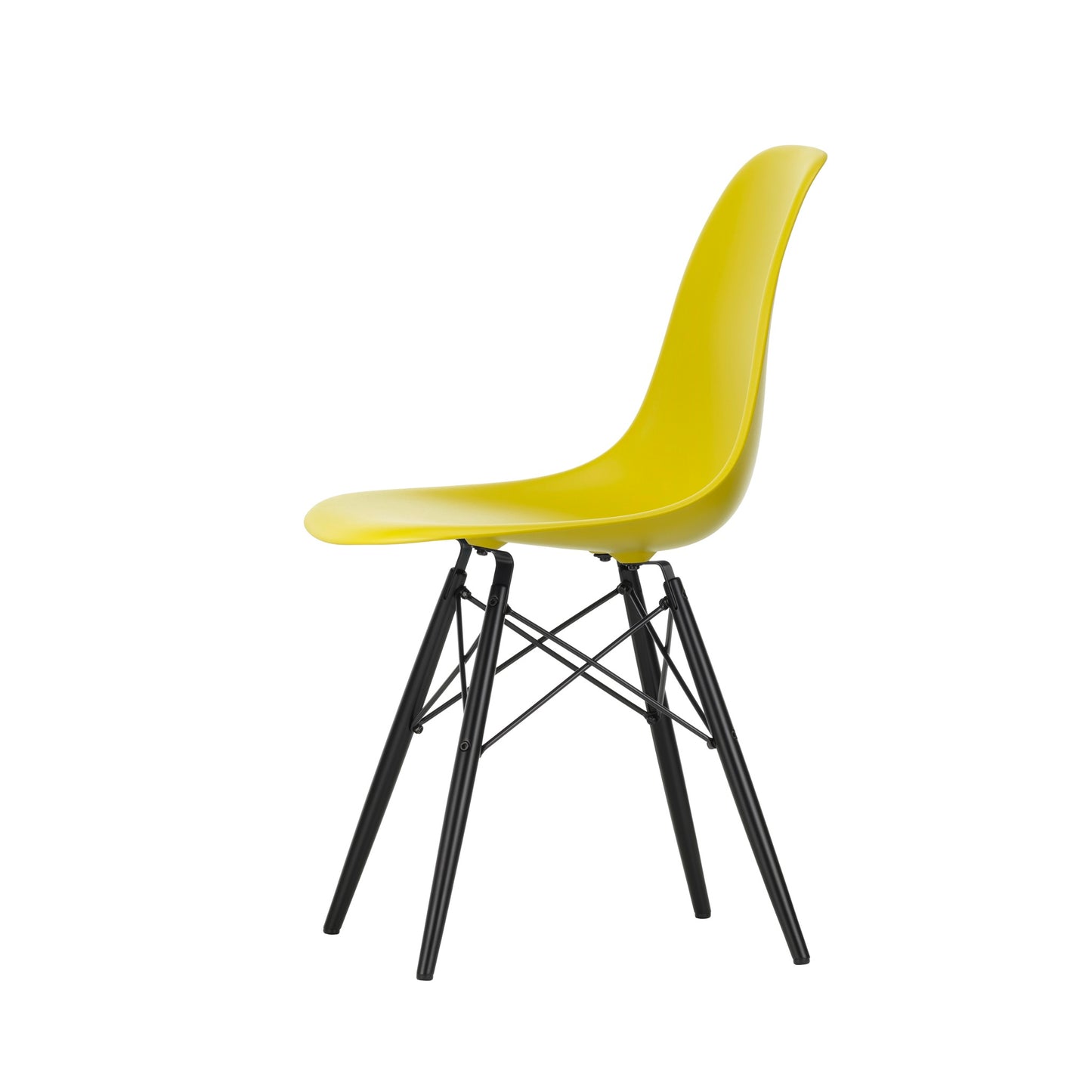 Vitra Eames Plastic Side Chair DSW RE Ahorn schwarz Kunststoff - Farbe wählbar