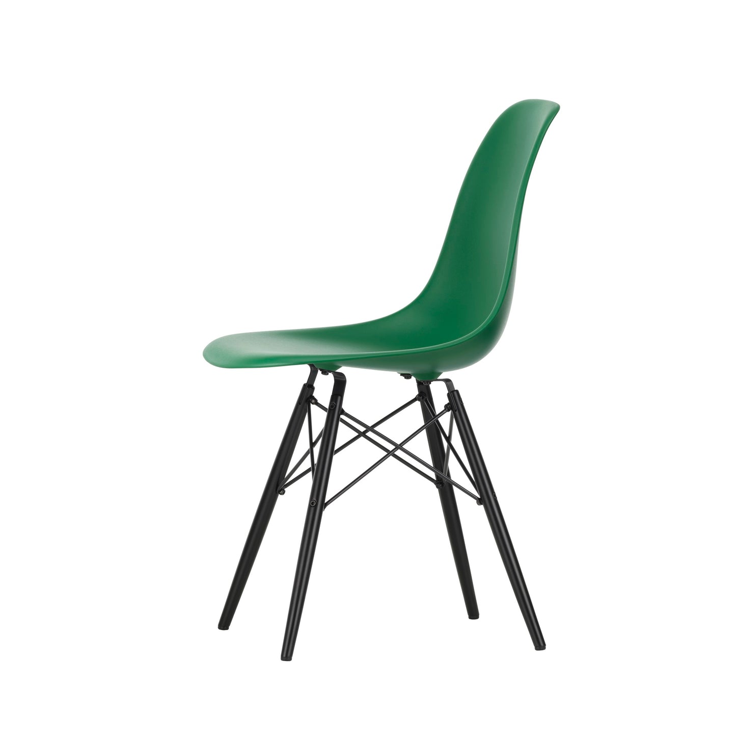 Vitra Eames Plastic Side Chair DSW RE Ahorn schwarz Kunststoff - Farbe wählbar