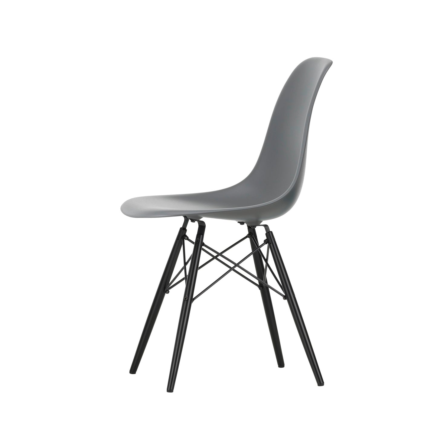 Vitra Eames Plastic Side Chair DSW RE Ahorn schwarz Kunststoff - Farbe wählbar