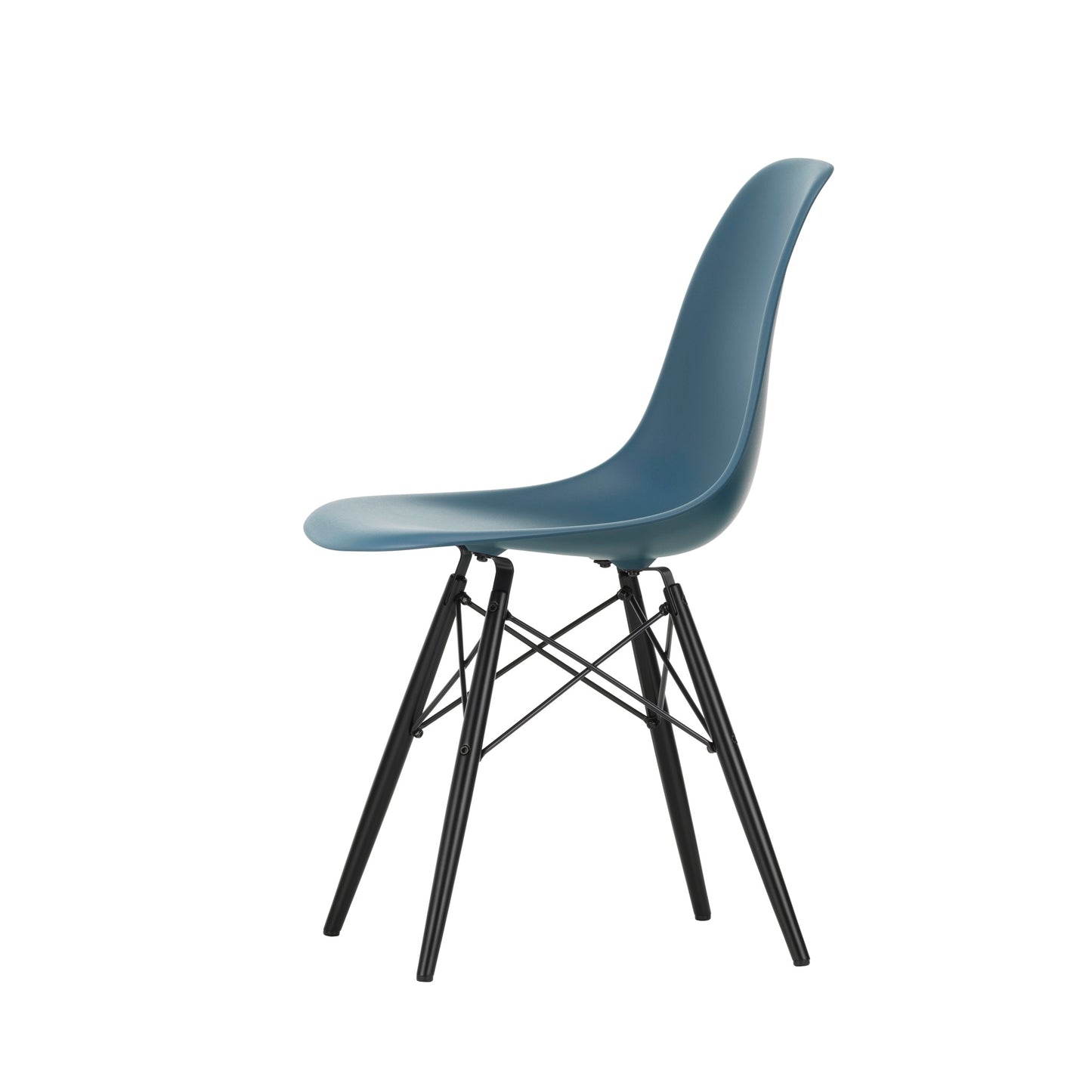 Vitra Eames Plastic Side Chair DSW RE Ahorn schwarz Kunststoff - Farbe wählbar