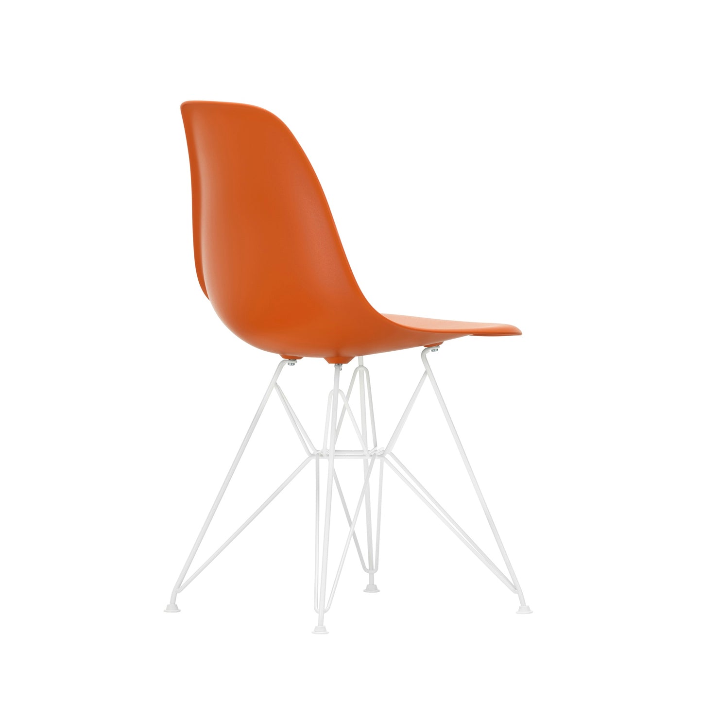 Vitra Eames Plastic Side Chair DSR RE Kunststoff Stuhl Gestell weiß - Farbe wählbar