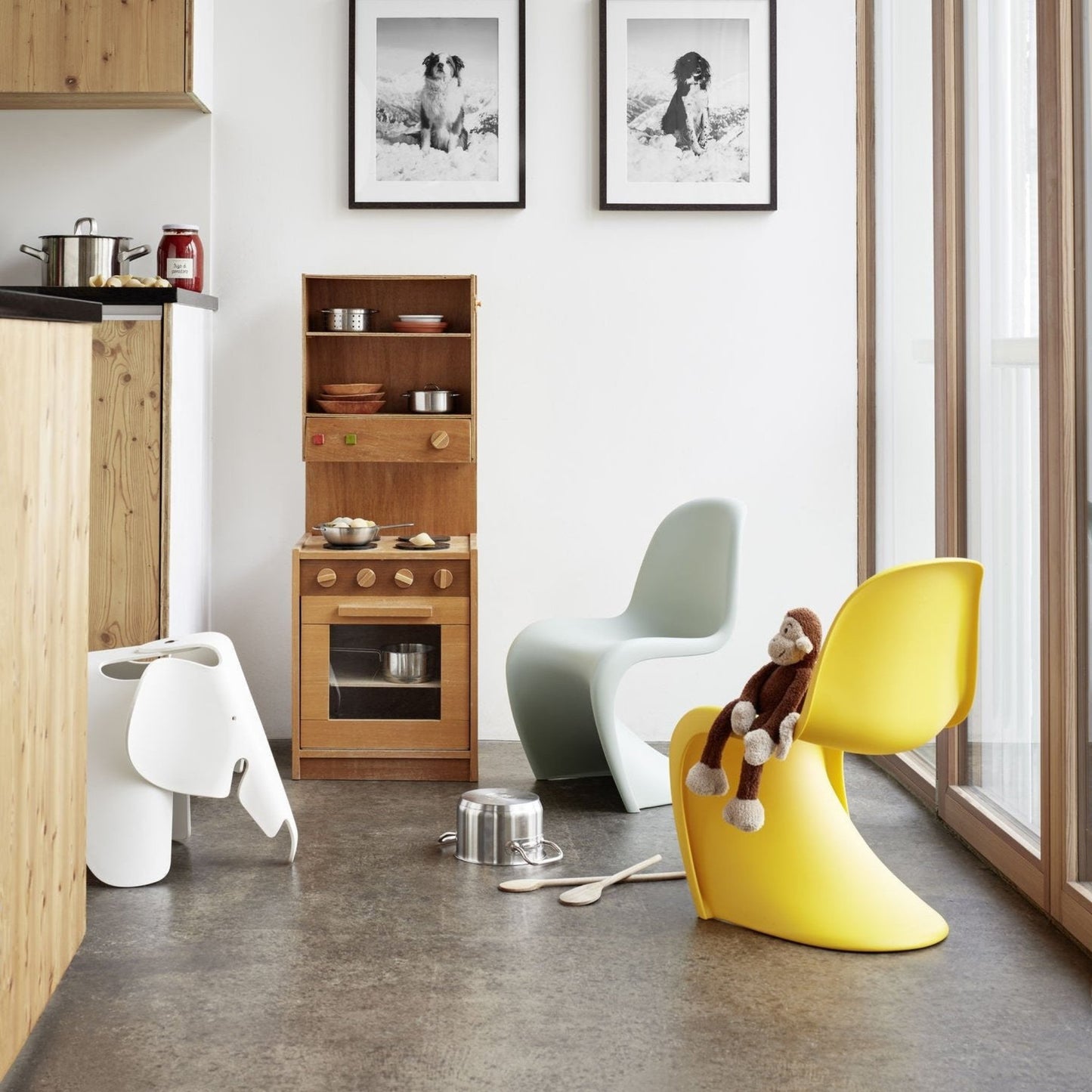 Vitra Panton Chair Junior Kunststoff-Stuhl gefärbtes Polypropylen