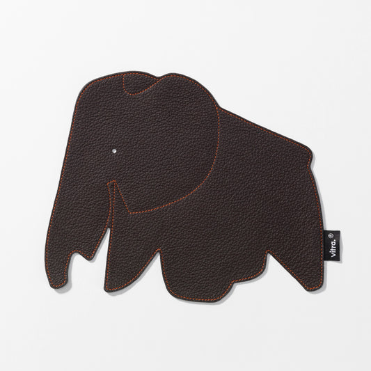 Vitra Eames Elephant Pad Mousepad Leder chocolate