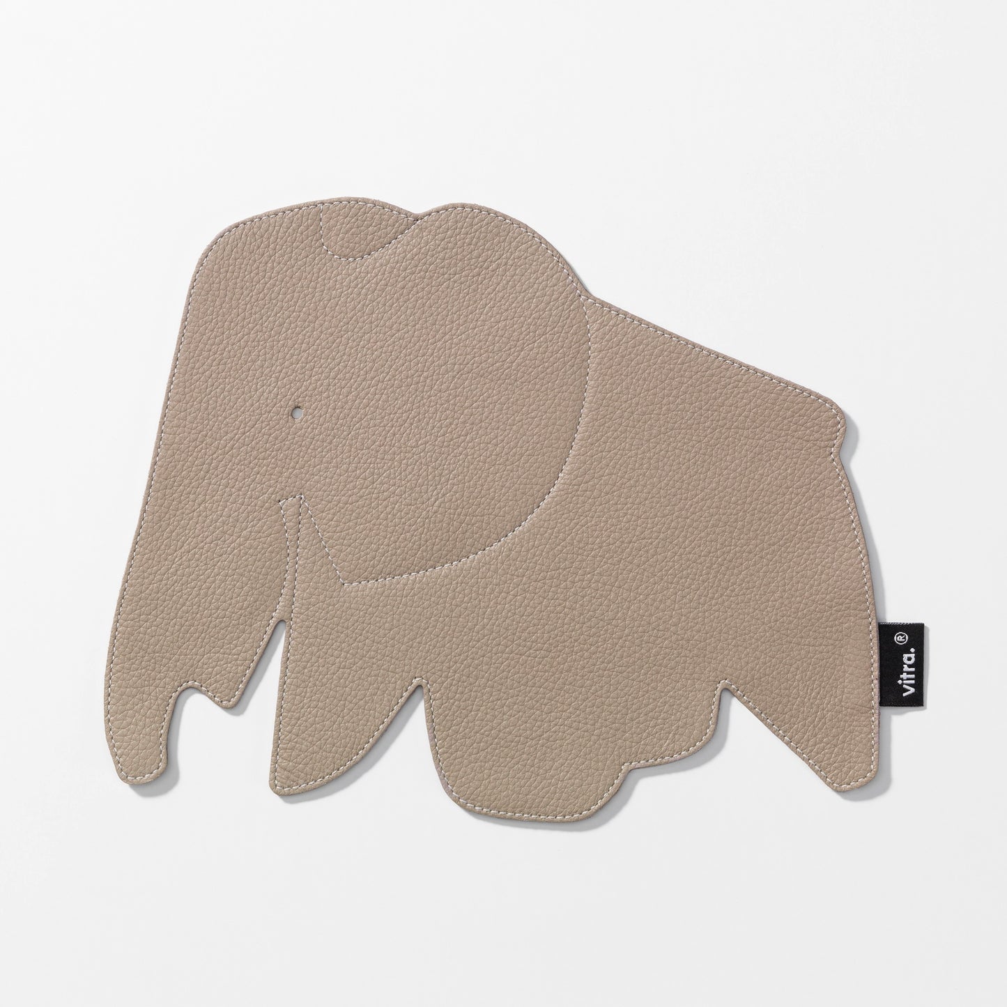 Vitra Eames Elephant Pad Mousepad Leder sand