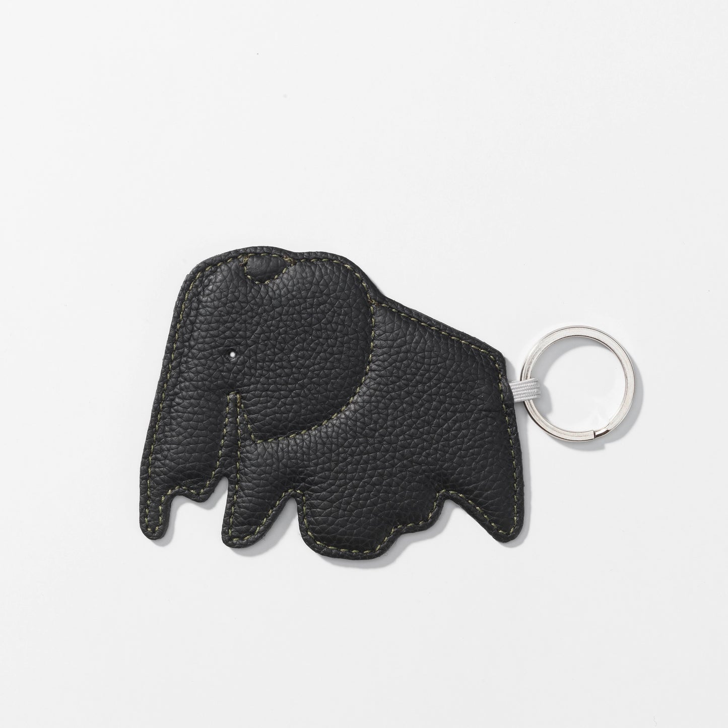 Vitra Key Ring Schlüsselanhänger Elephant Rindsleder nero