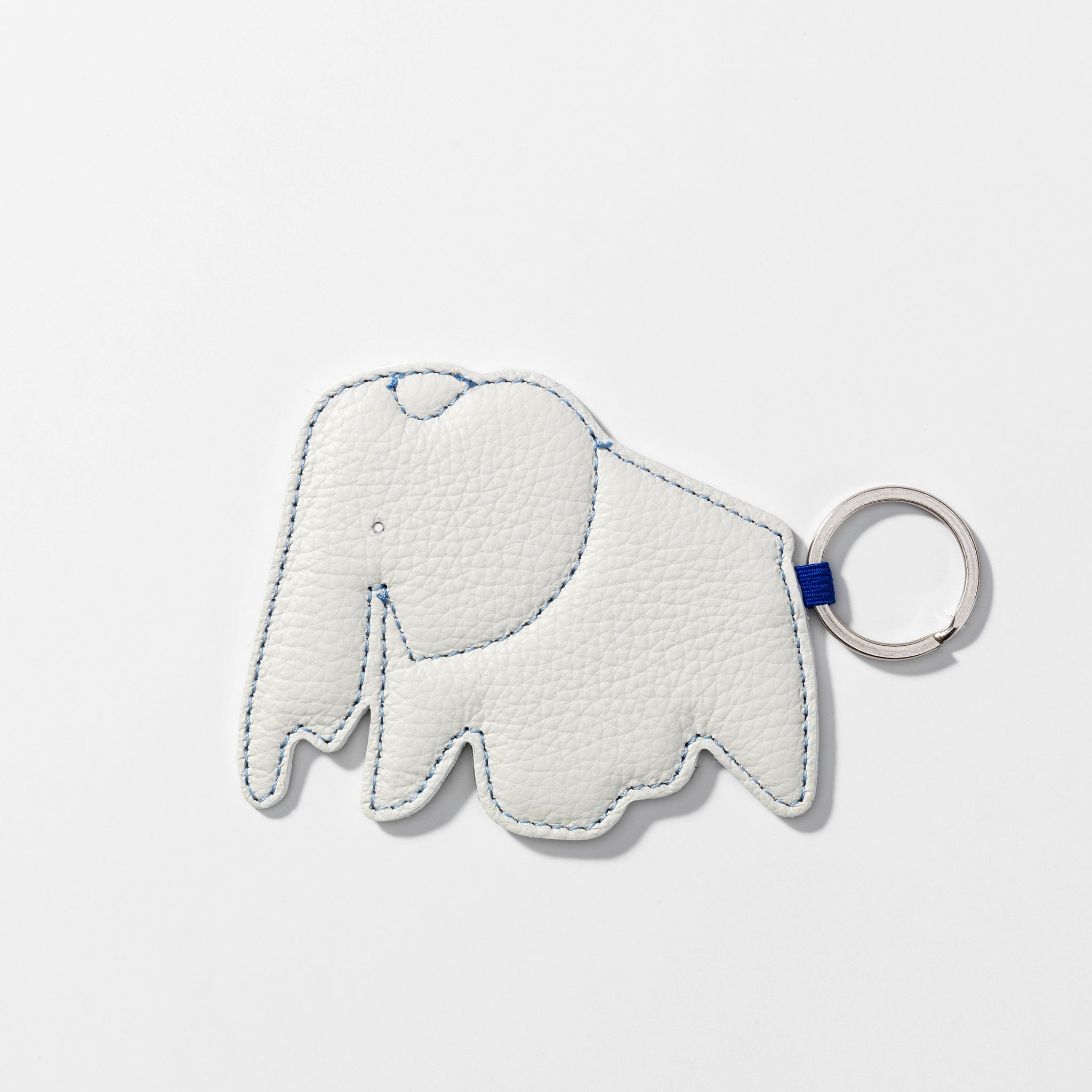 Vitra Key Ring Schlüsselanhänger Elephant Rindsleder snow