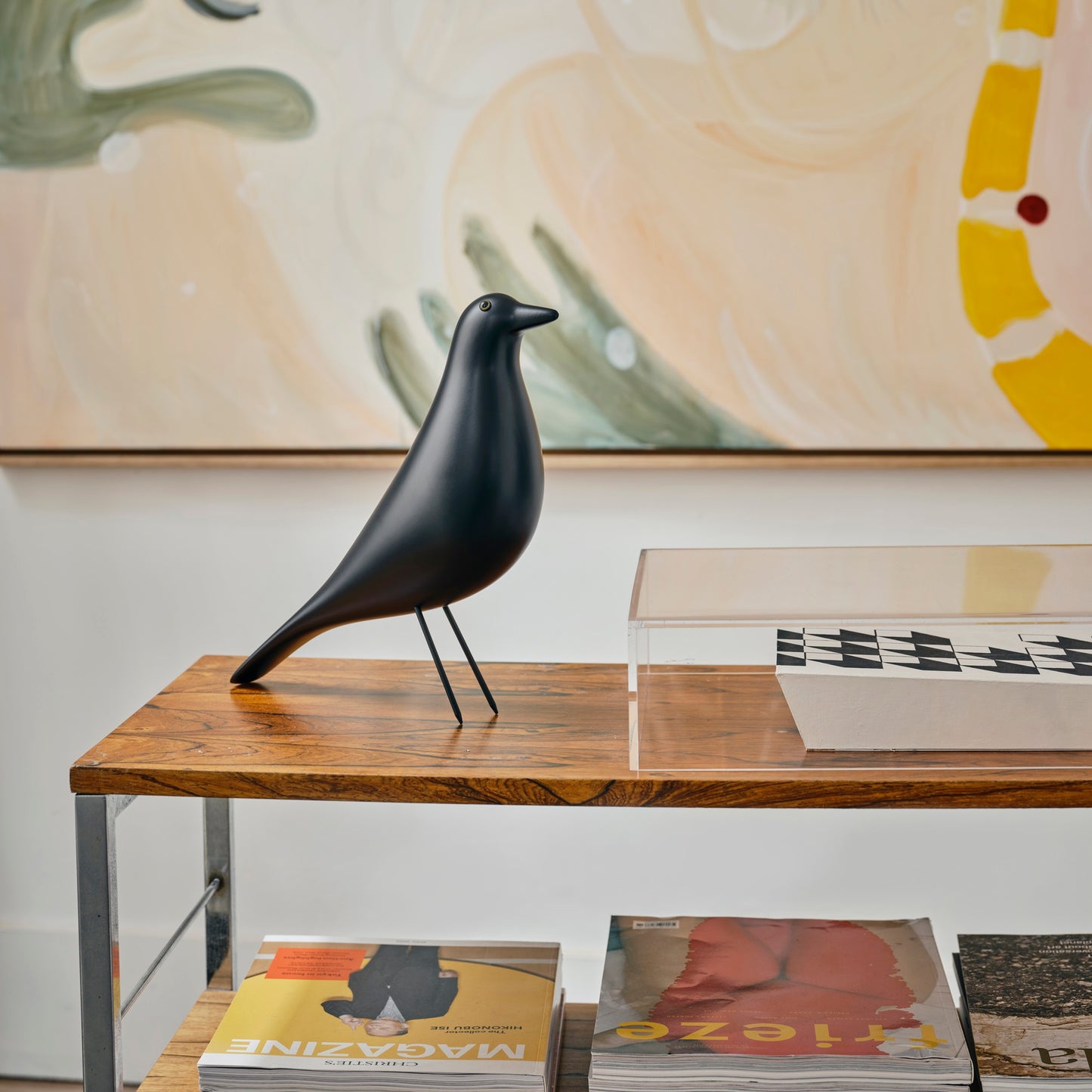 Vitra Eames House Bird Dekofigur Erlenholz schwarz