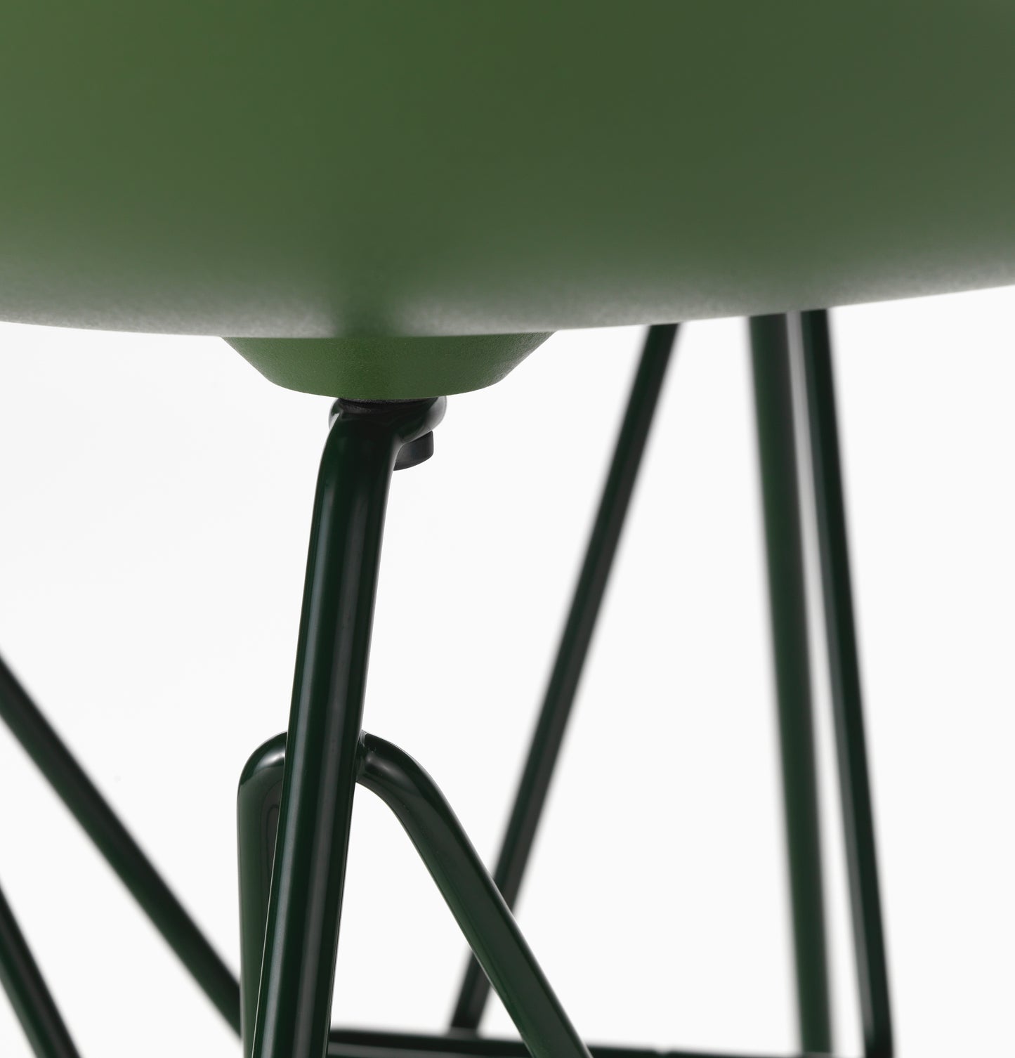 Vitra Eames Plastic Side Chair DSR RE Kunststoff Stuhl Gestell schwarz - Farbe wählbar