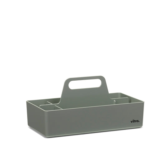 Vitra Toolbox RE Aufbewahrungsbox Kunststoff recycelt moosgrau