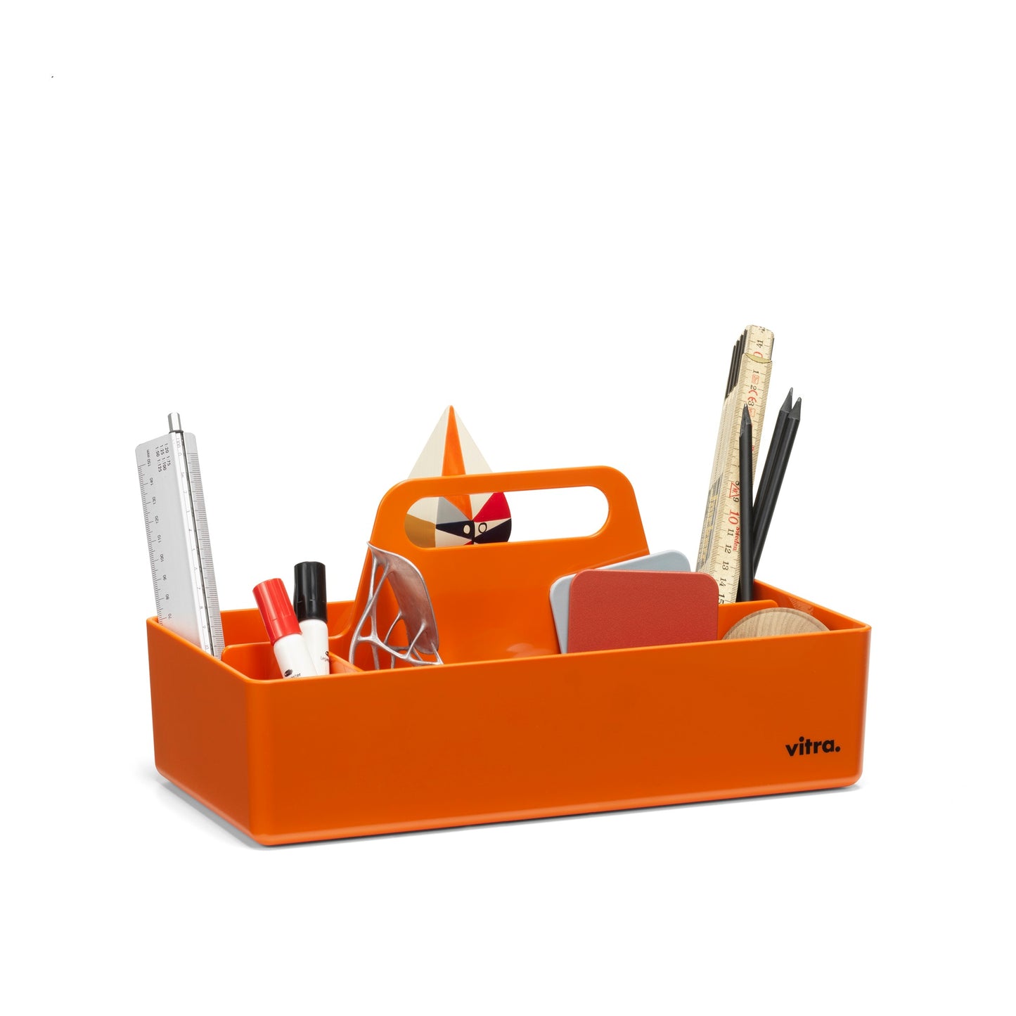 Vitra Toolbox RE Aufbewahrungsbox Kunststoff recycelt mandarine orange