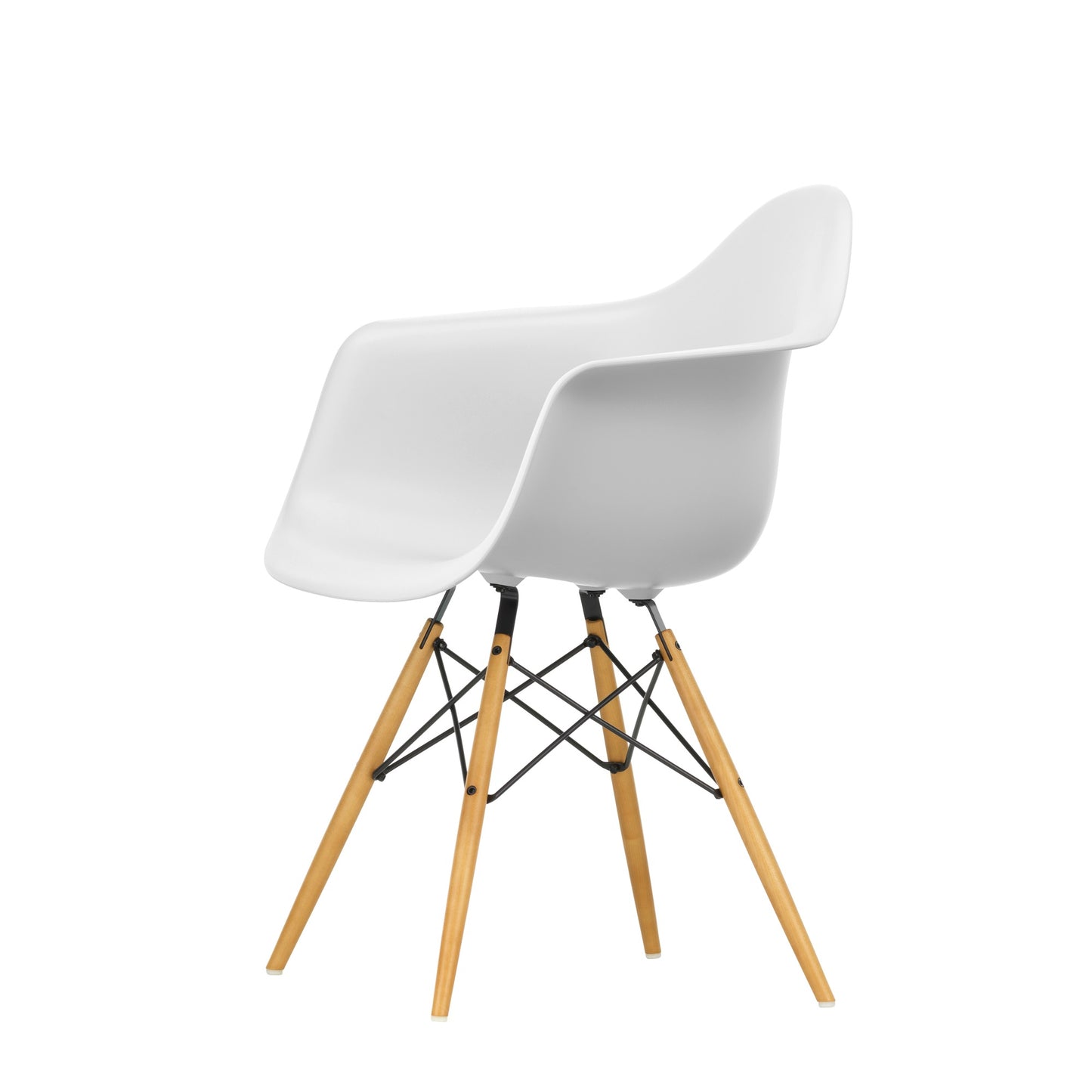 Vitra Eames Plastic Armchair DAW RE Ahorn gelblich Kunststoff  - Farbe wählbar