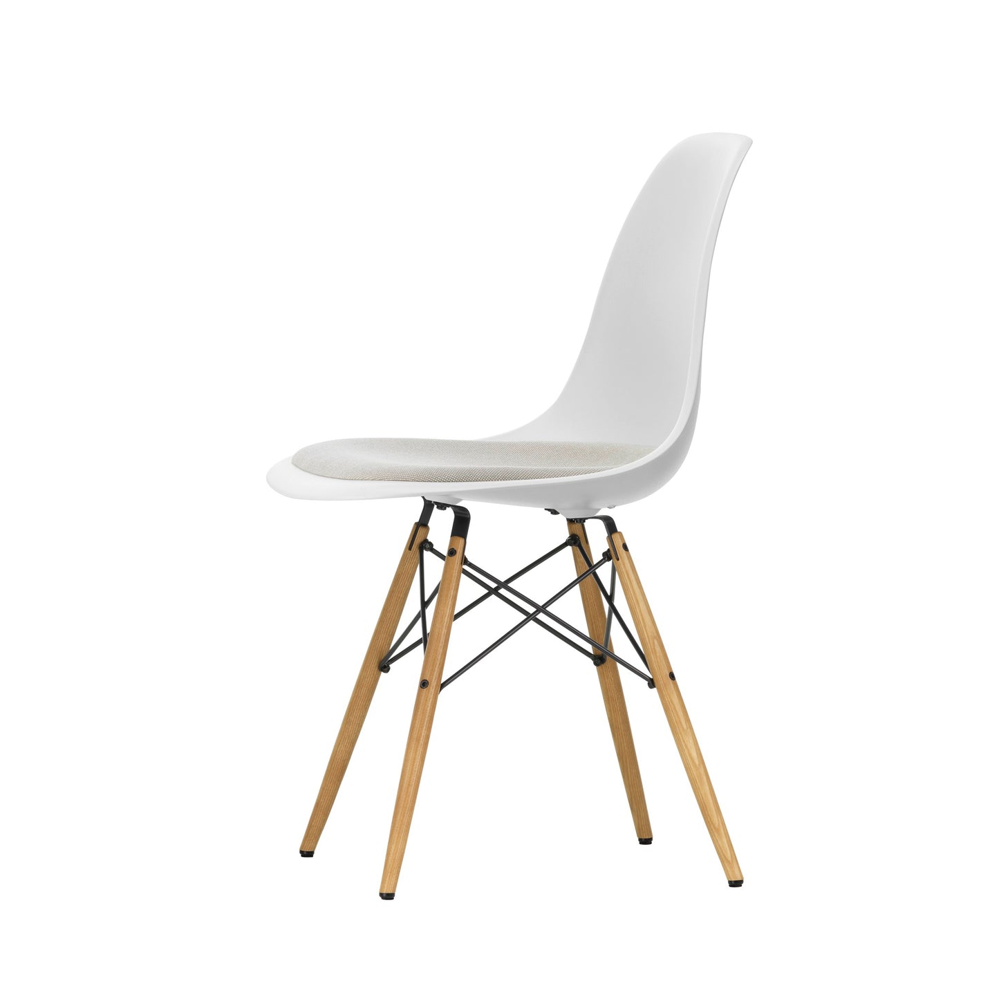 Vitra Eames Plastic Side Chair DSW RE Esche honigfarben Kunststoff - Farbe wählbar