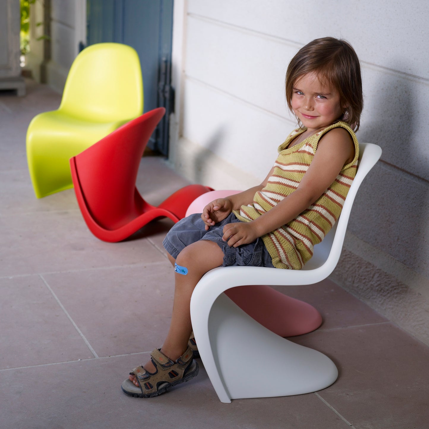 Vitra Panton Chair Junior Kunststoff-Stuhl gefärbtes Polypropylen