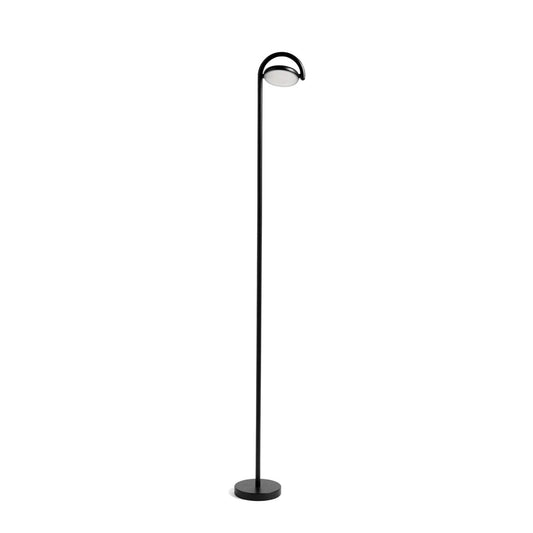 HAY Marselis Floor Lamp Stehlampe LED Aluminium schwarz