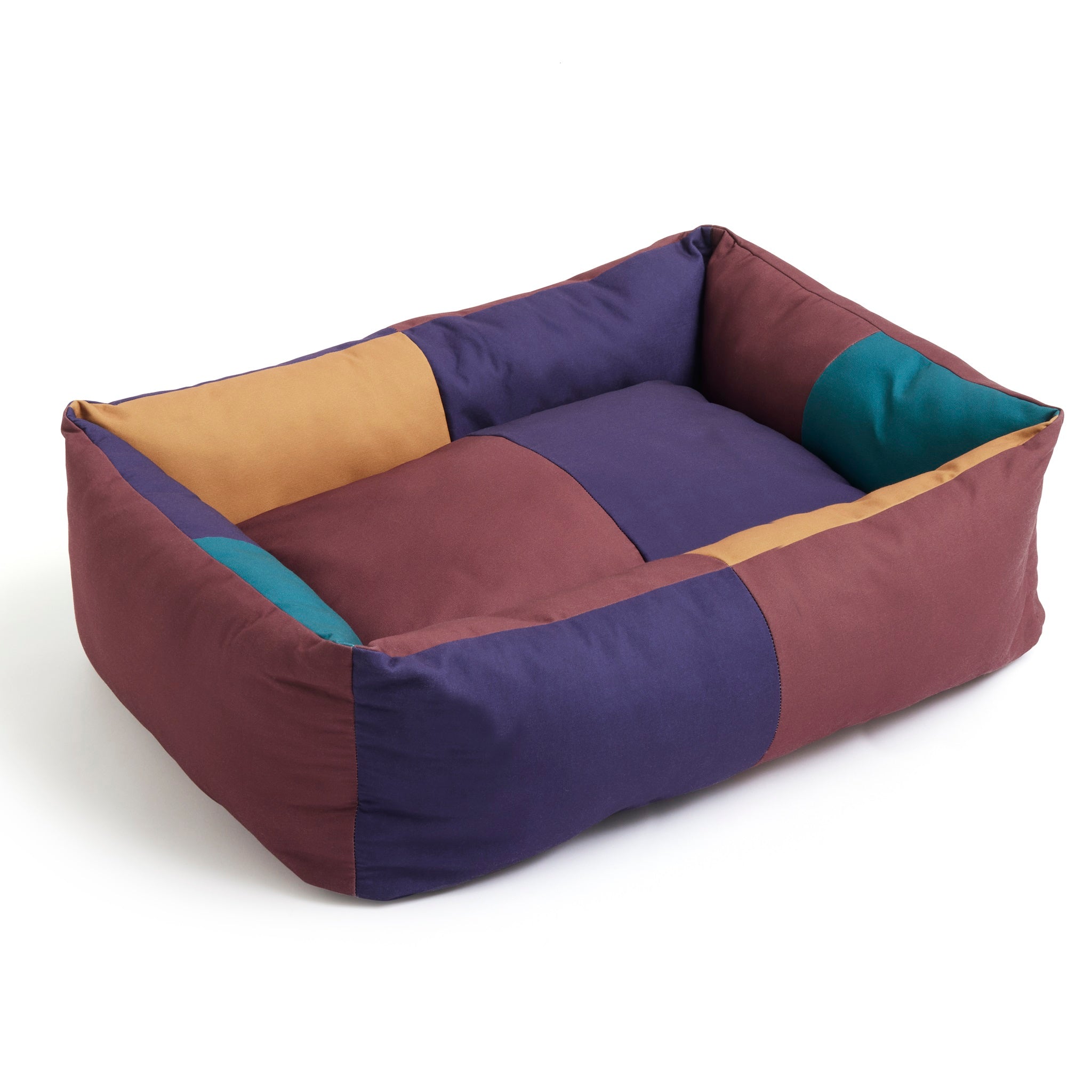 HAY Dogs Bed Hundebett L large Polyester recycelt burgundy grün