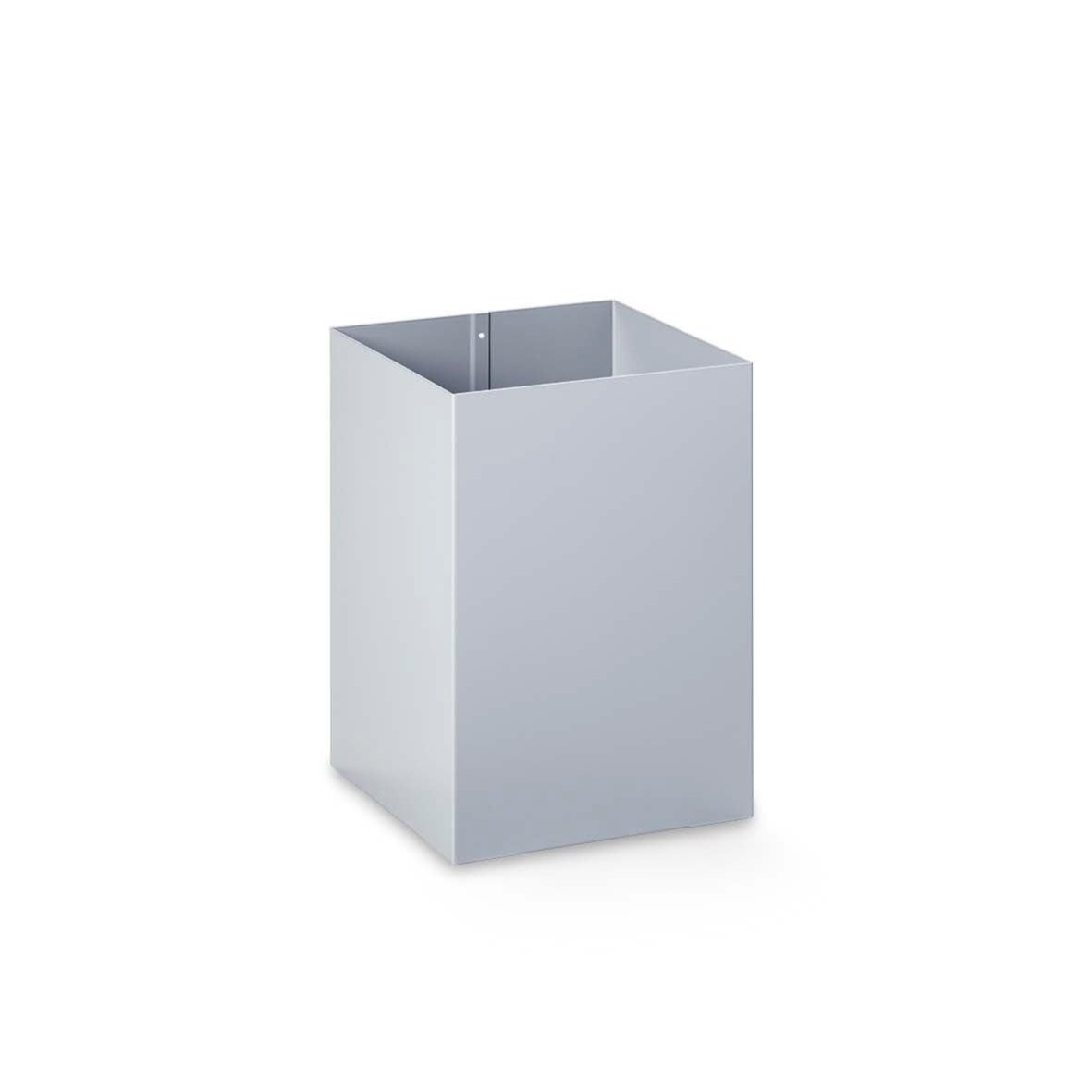 Cascando Square Papierkorb quadratisch 25 x 25 cm Metall silber